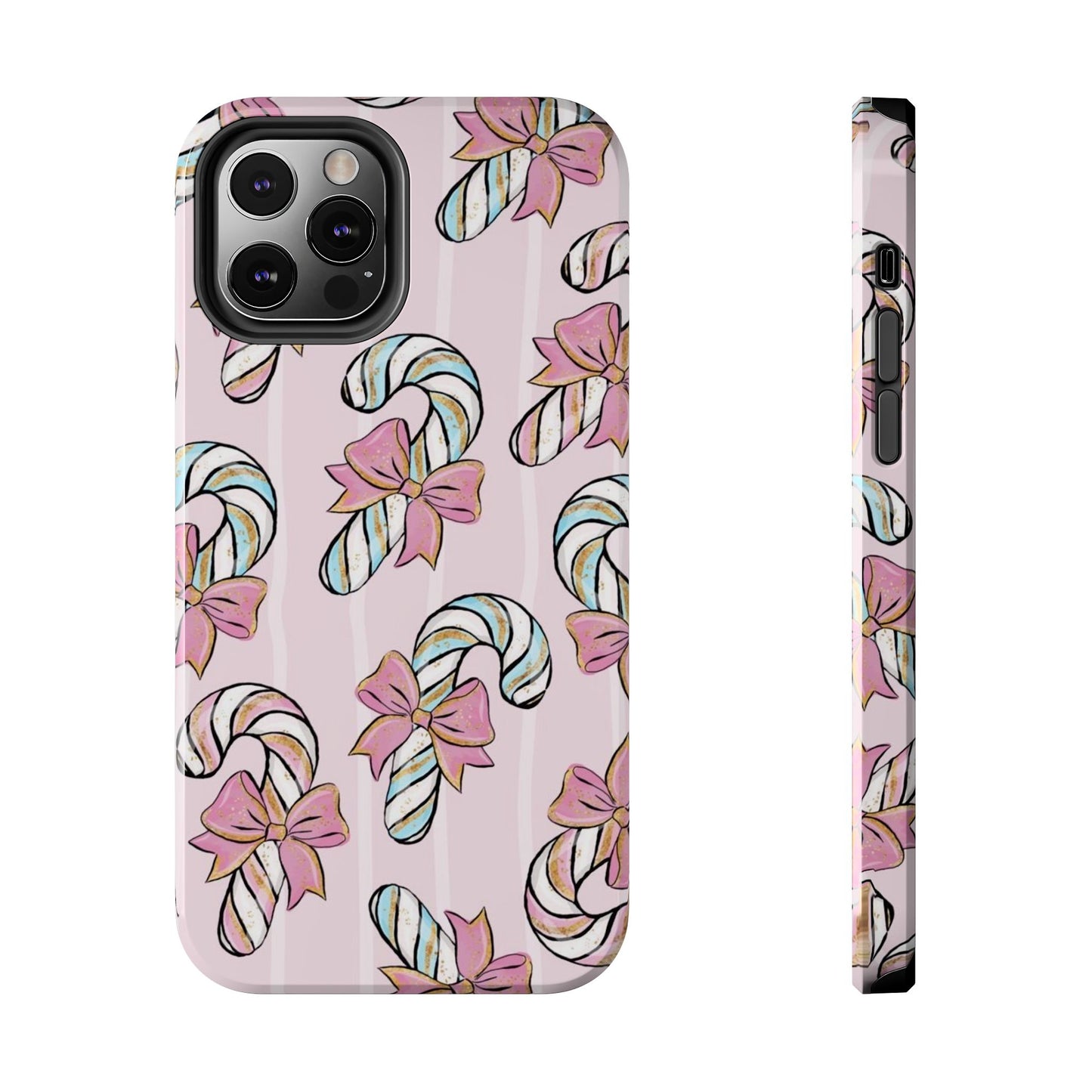 Pastel Candy Cane Phone Case