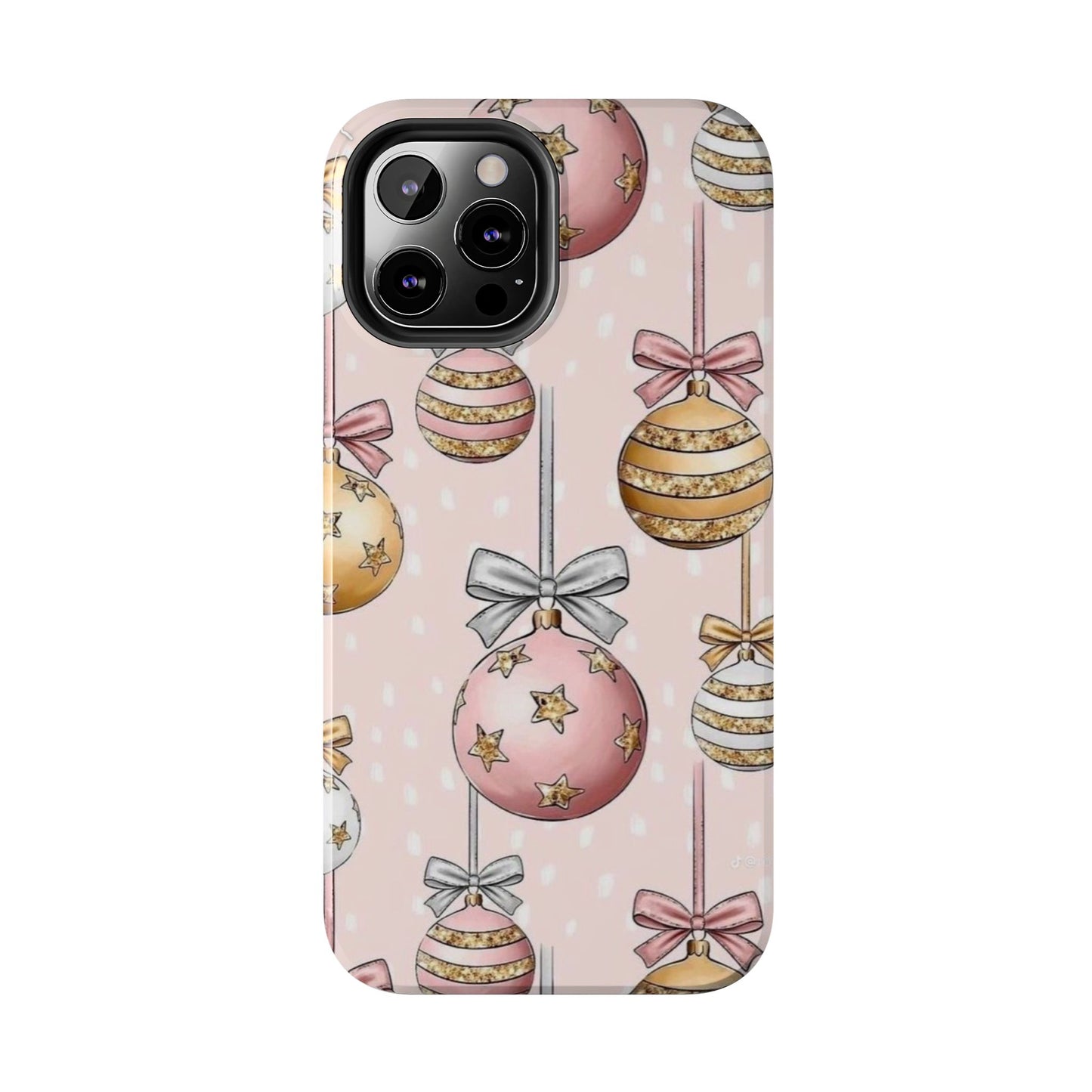 Pink & Gold Ornament Phone Cases