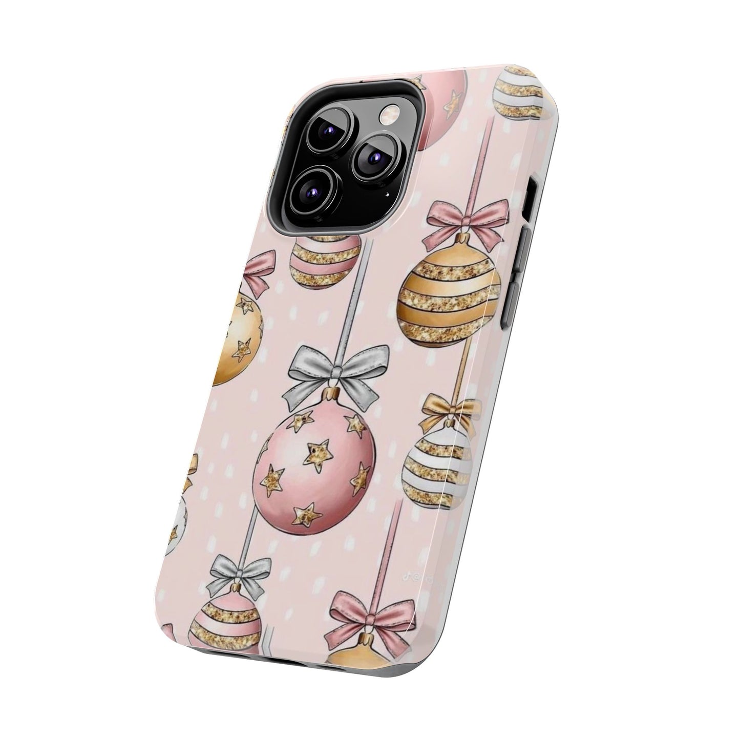 Pink & Gold Ornament Phone Cases