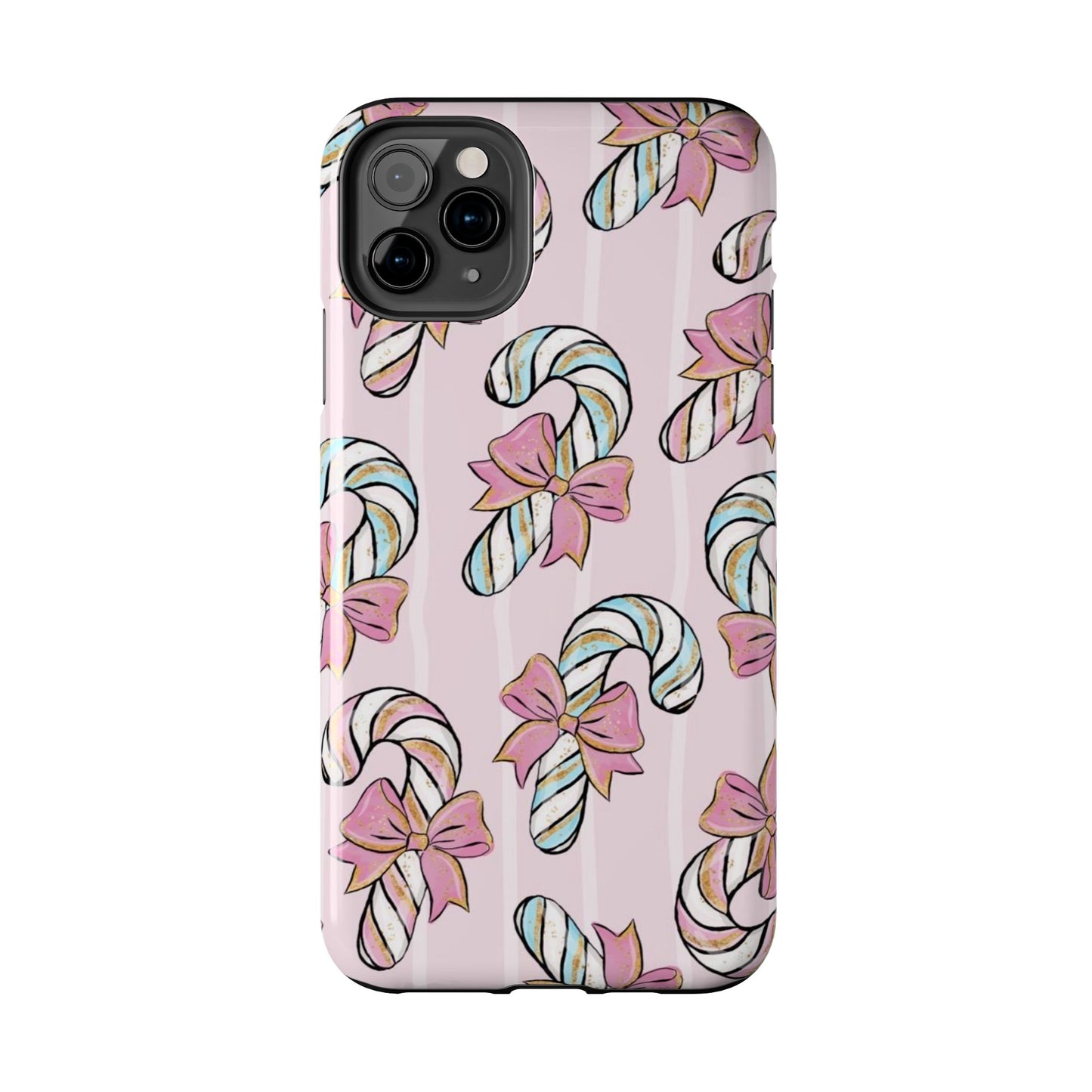 Pastel Candy Cane Phone Case