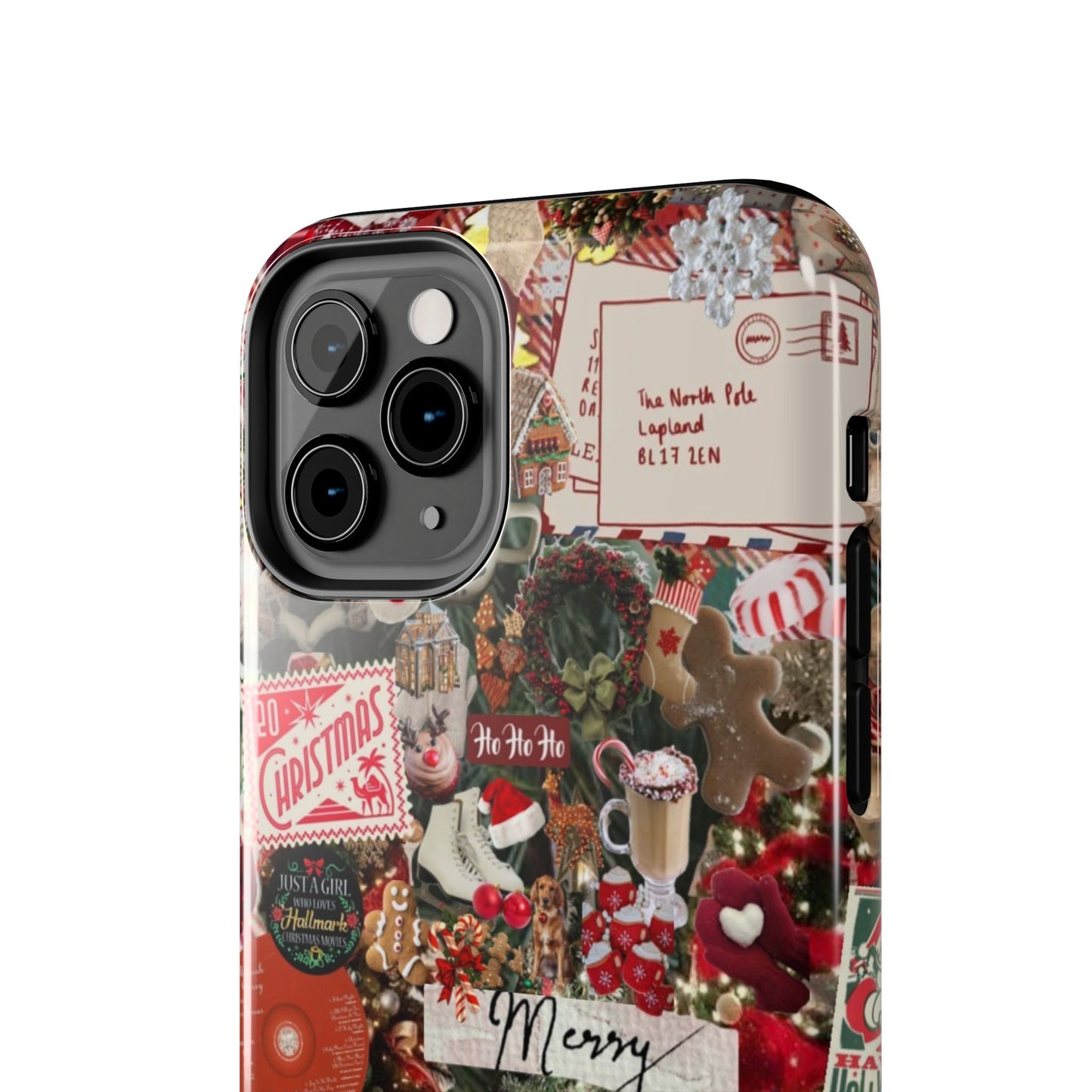 Retro Red Christmas Phone Case