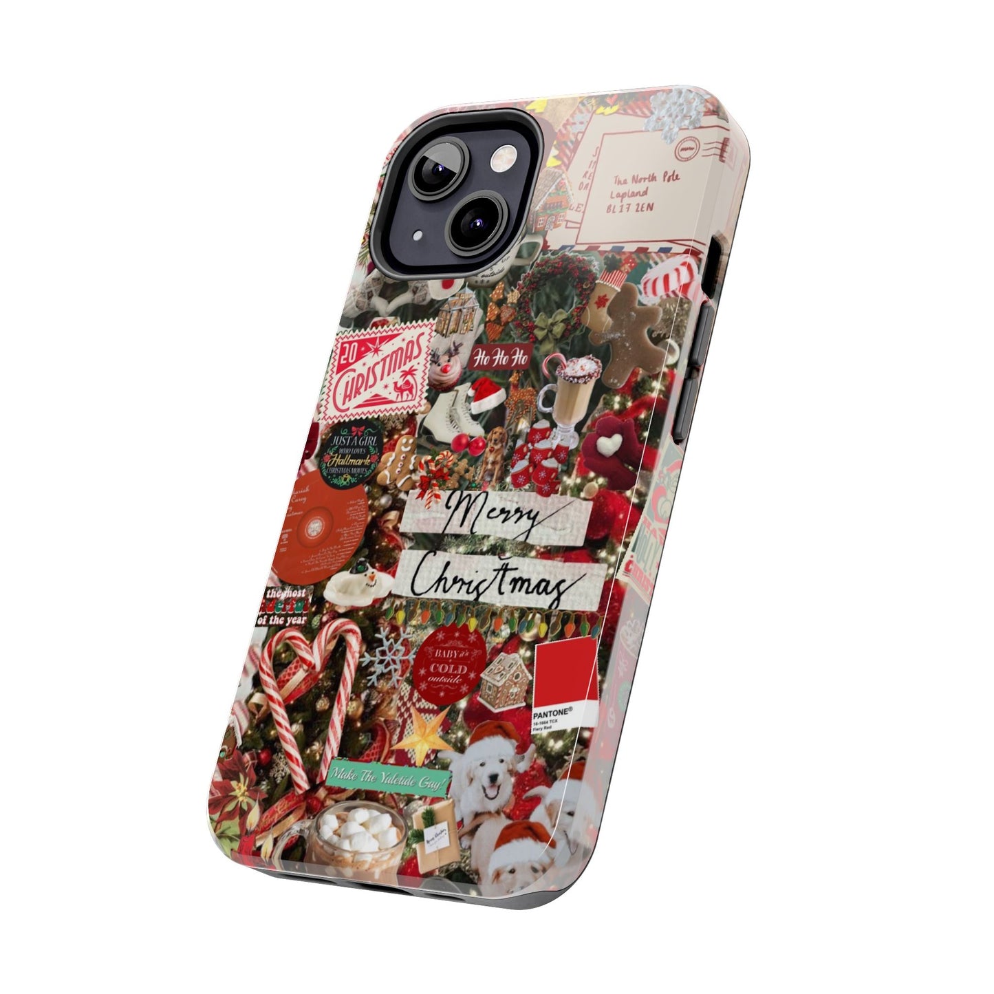 Retro Red Christmas Phone Case