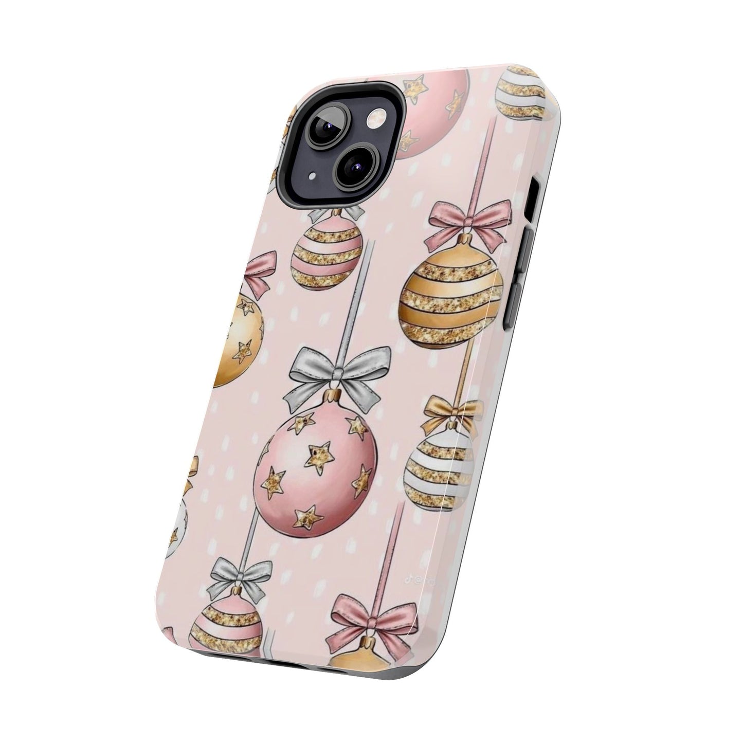 Pink & Gold Ornament Phone Cases