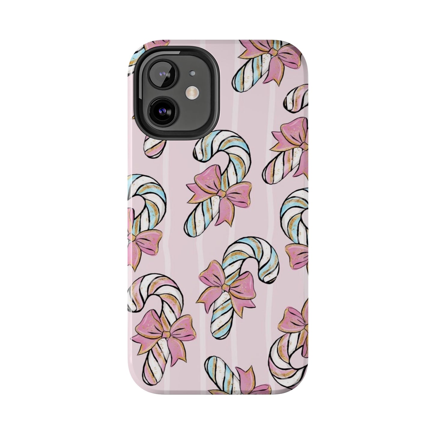 Pastel Candy Cane Phone Case