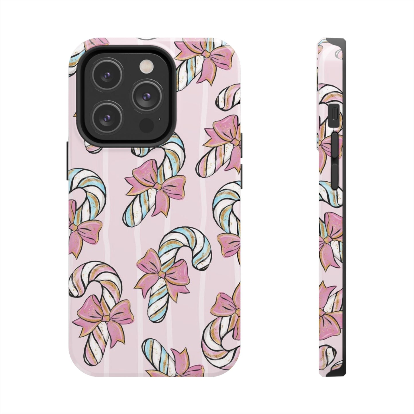 Pastel Candy Cane Phone Case