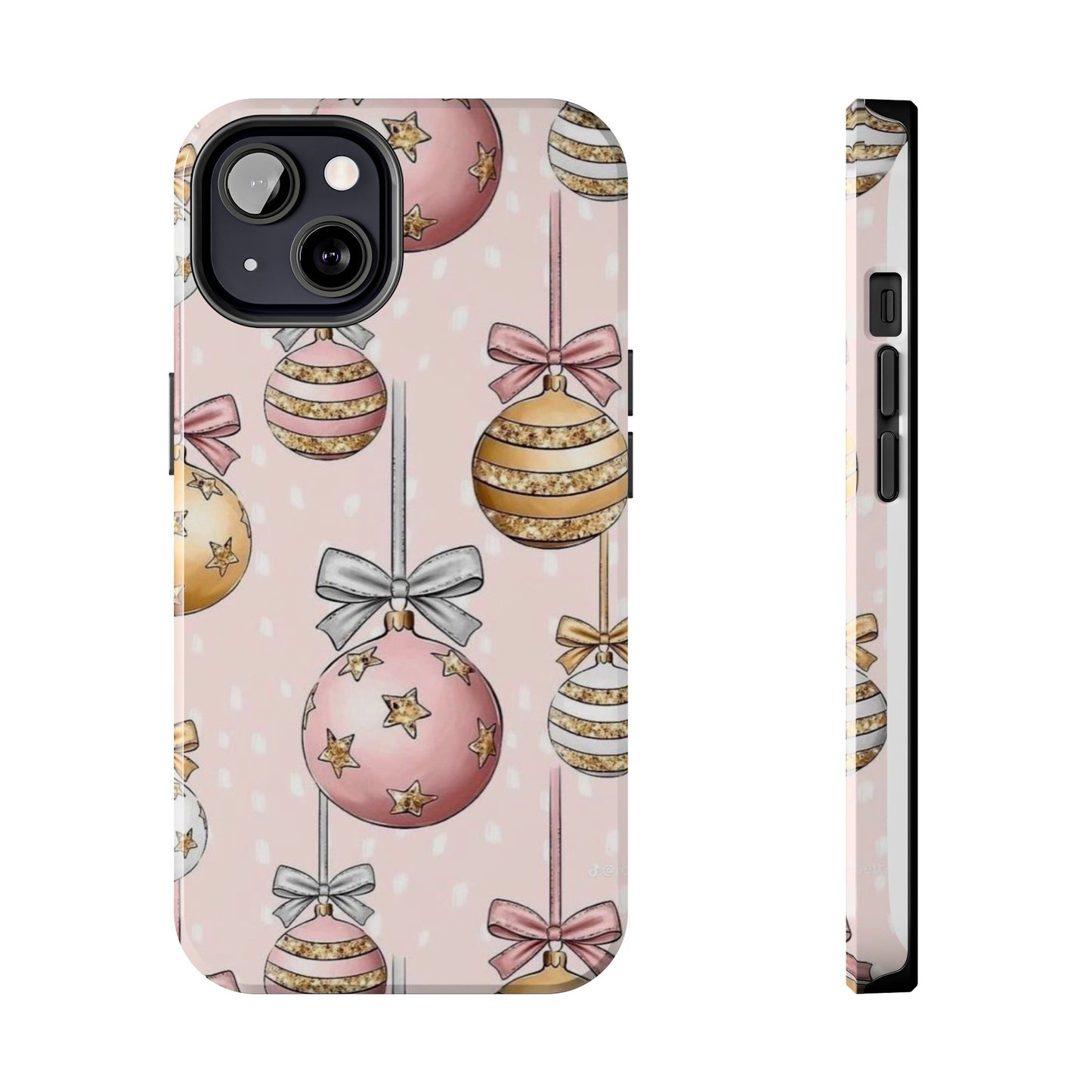 Pink & Gold Ornament Phone Cases