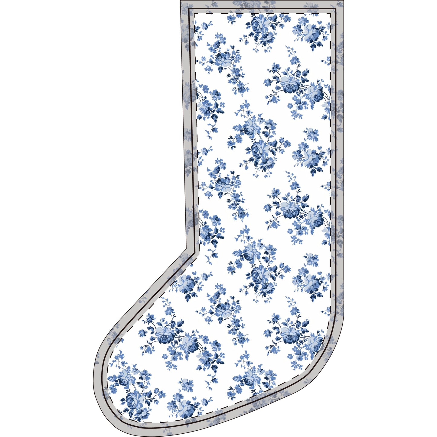 Floral Christmas Stockings (Flannel)