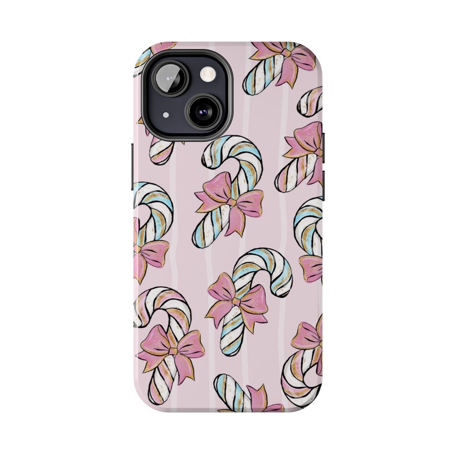 Pastel Candy Cane Phone Case