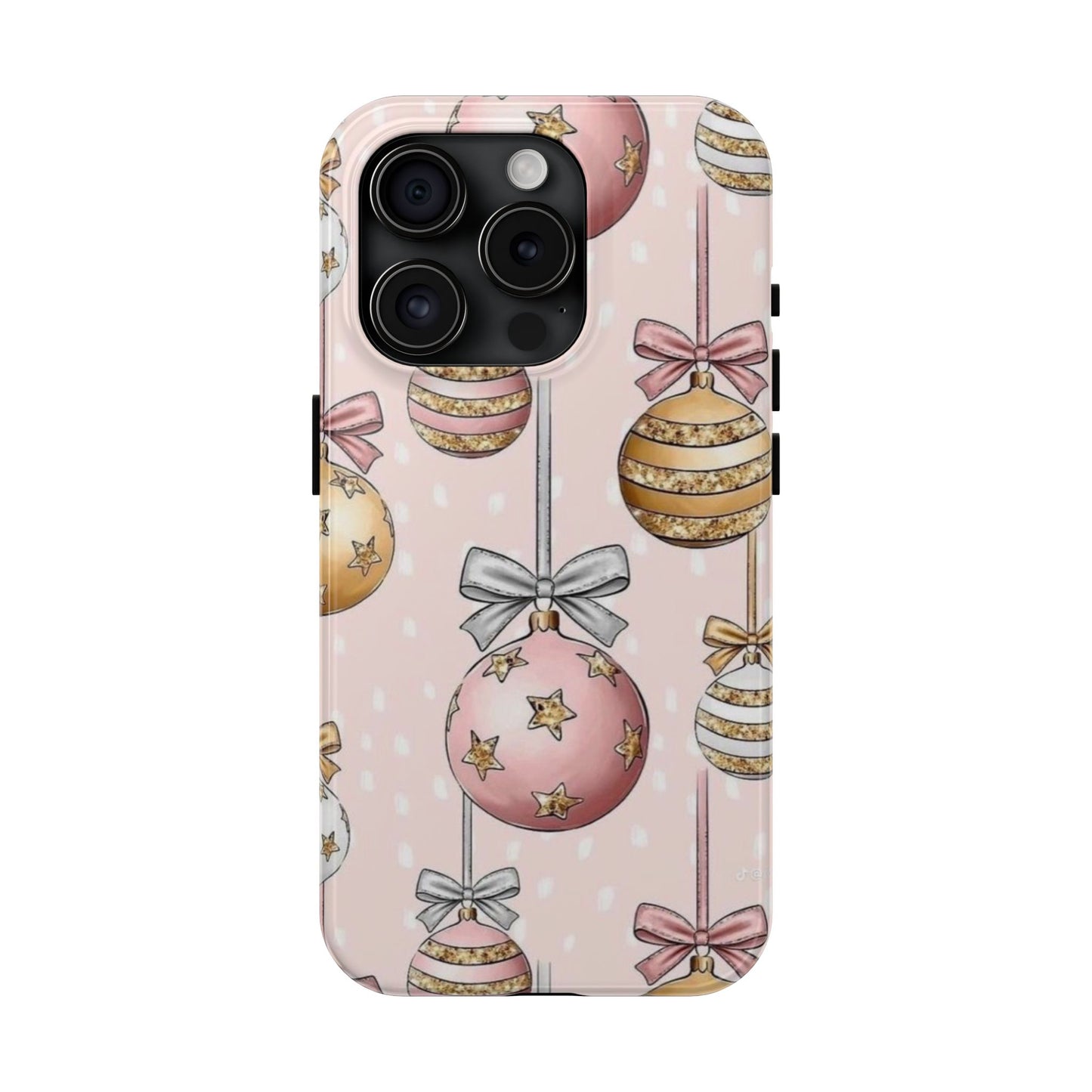 Pink & Gold Ornament Phone Cases