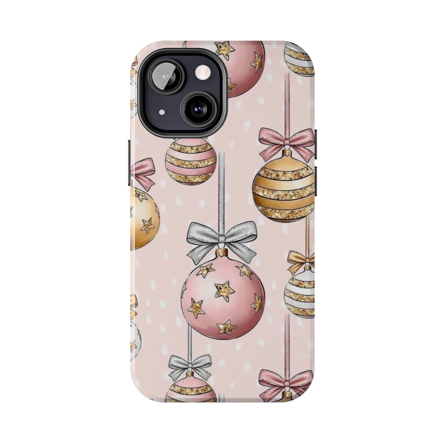 Pink & Gold Ornament Phone Cases