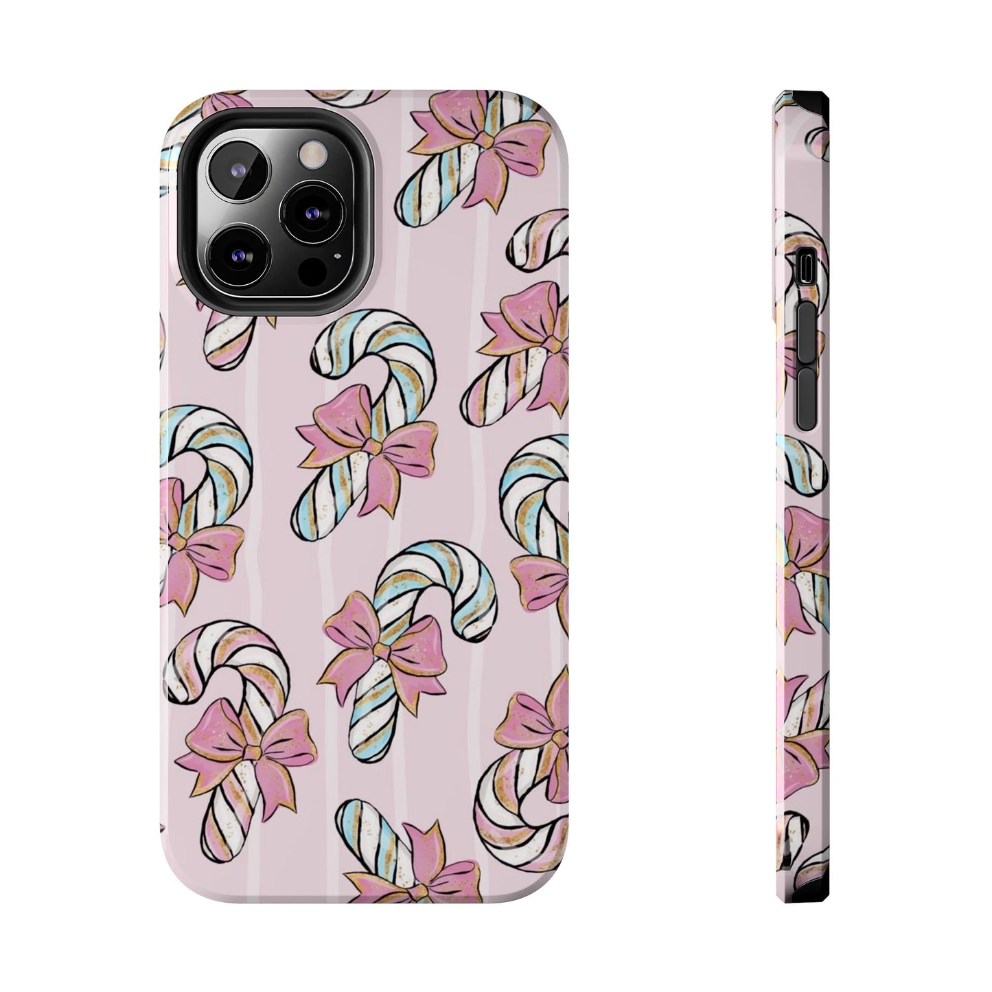 Pastel Candy Cane Phone Case