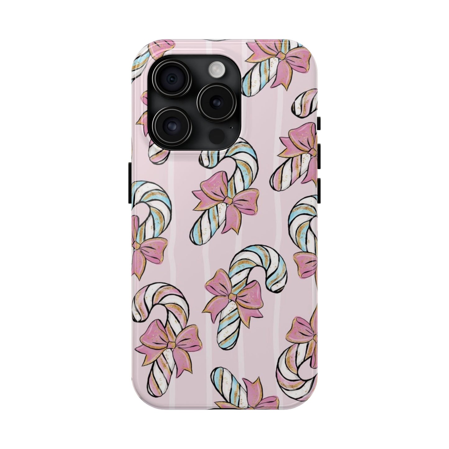 Pastel Candy Cane Phone Case