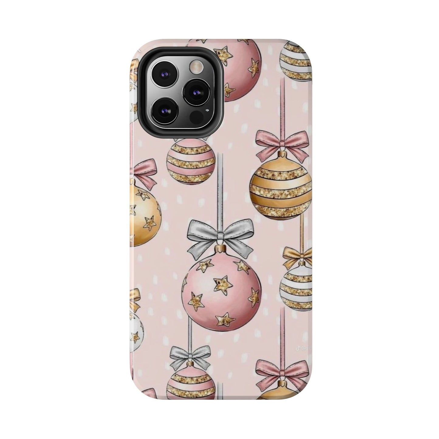 Pink & Gold Ornament Phone Cases