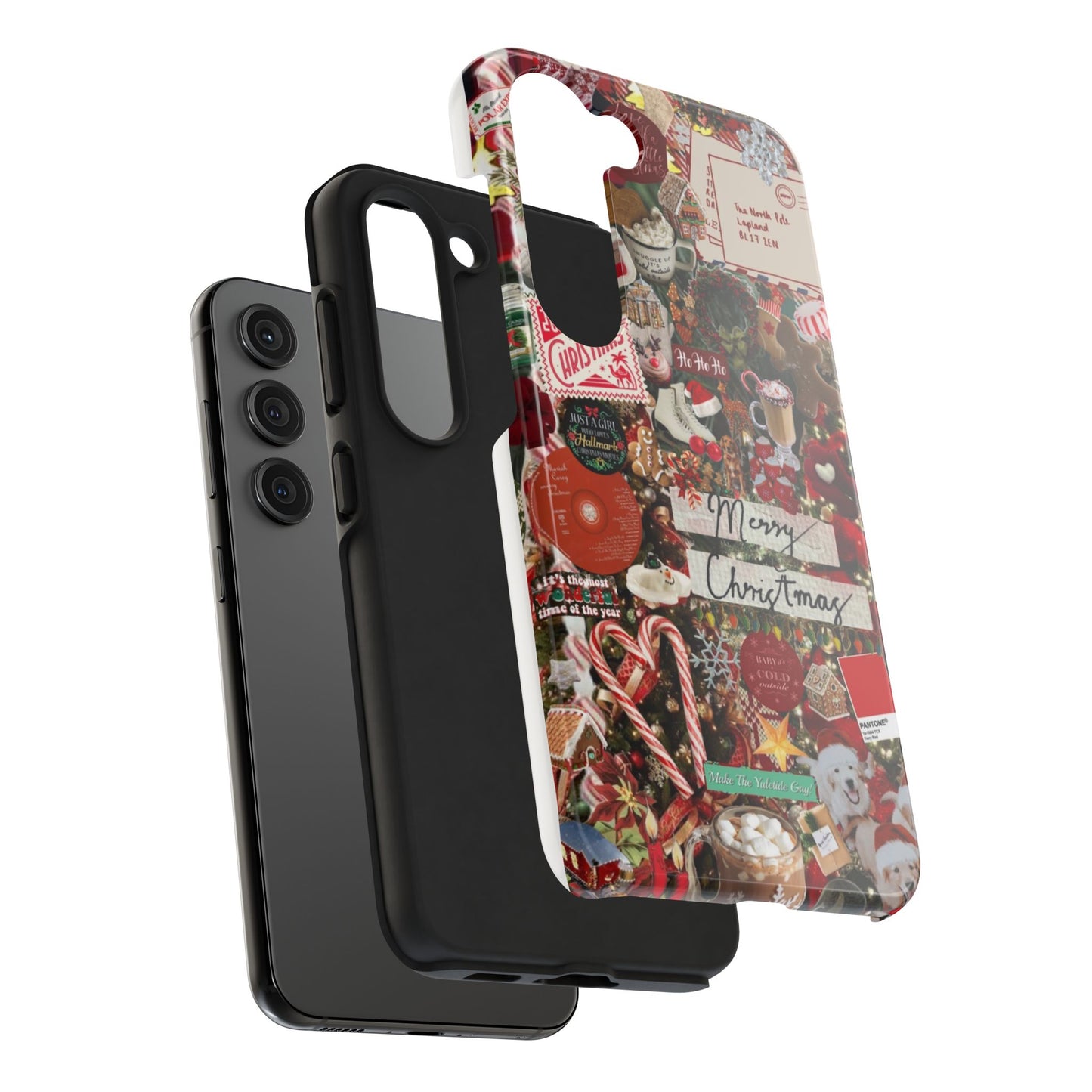 Retro Red Christmas Phone Case