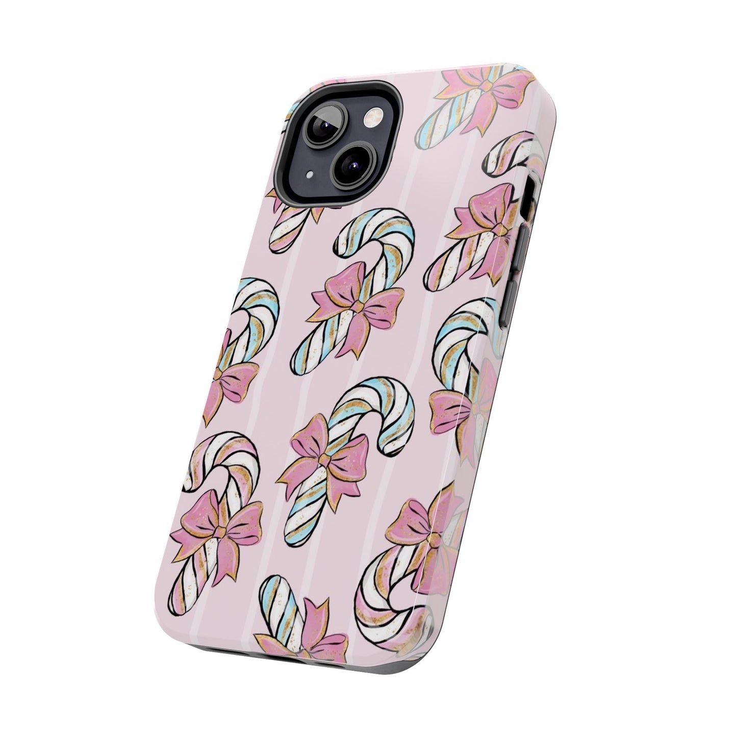 Pastel Candy Cane Phone Case