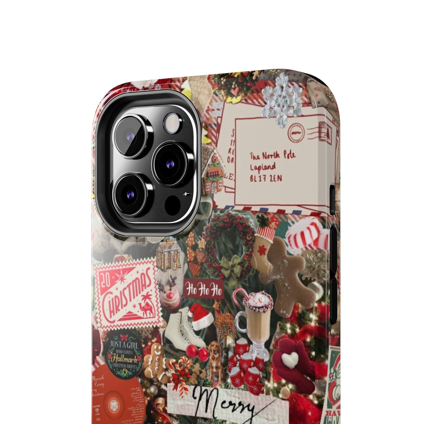 Retro Red Christmas Phone Case