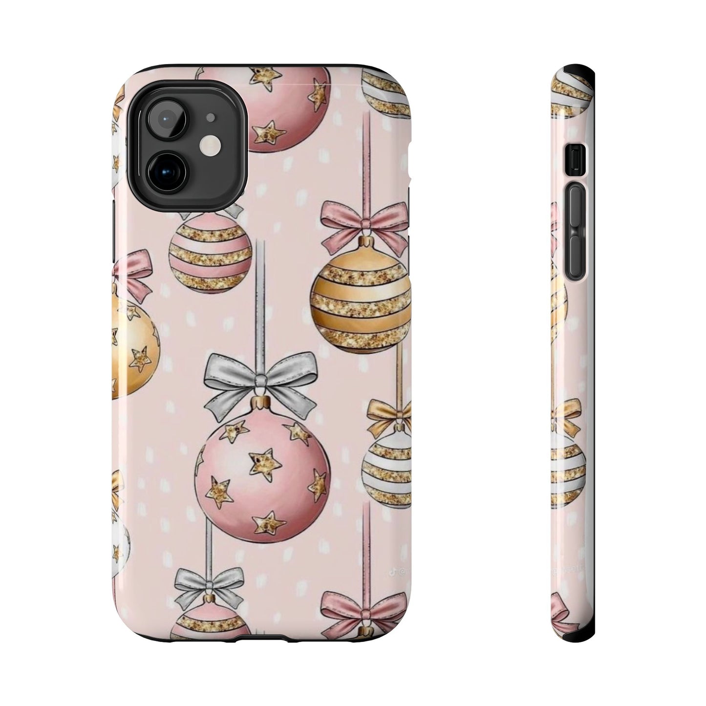 Pink & Gold Ornament Phone Cases