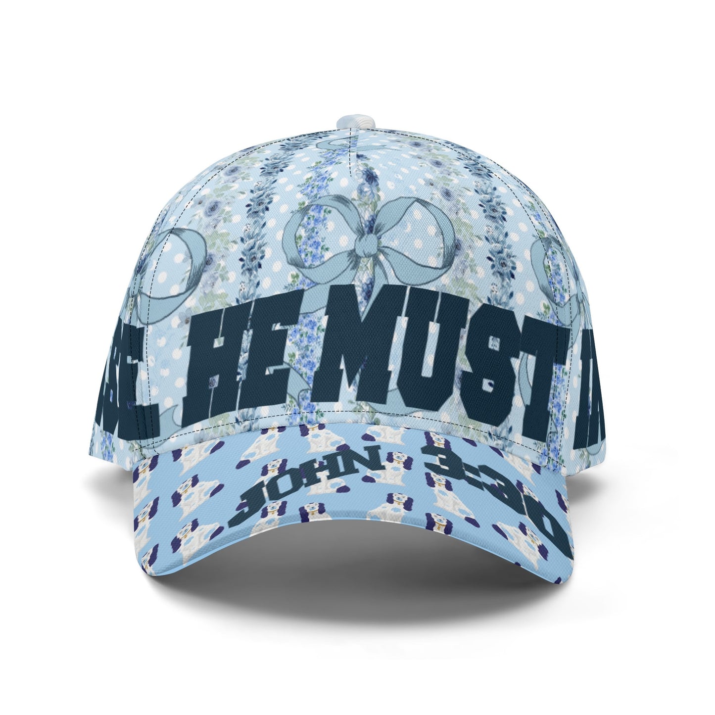 FLORAL COQUETTE BLUE JOHN 3:30 HAT