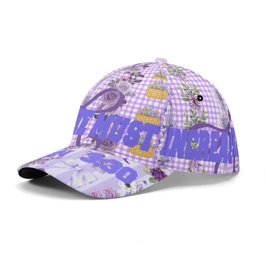 FLORAL COQUETTE PURPLE JOHN 3:30 HAT