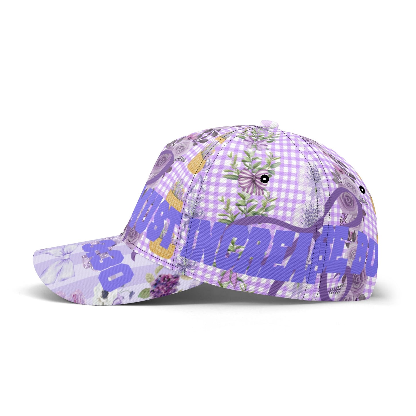 FLORAL COQUETTE PURPLE JOHN 3:30 HAT