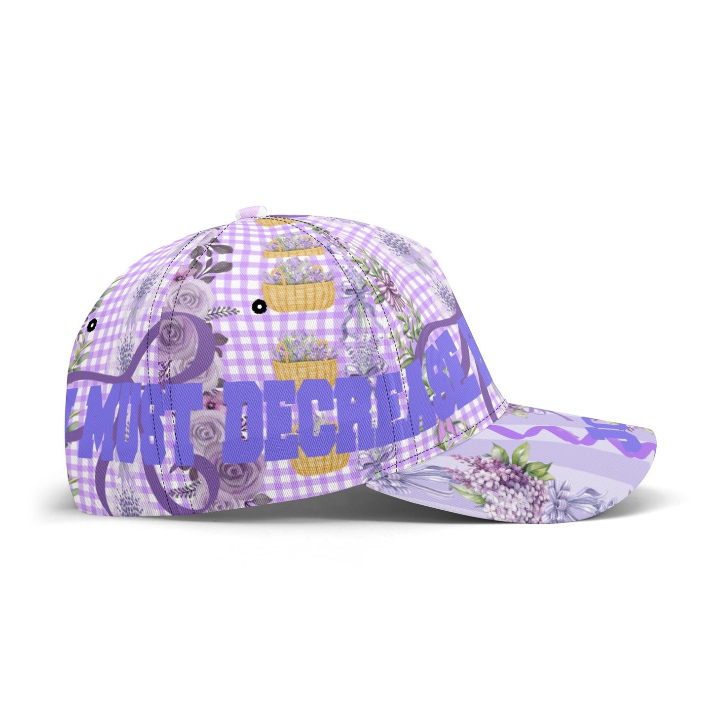 FLORAL COQUETTE PURPLE JOHN 3:30 HAT