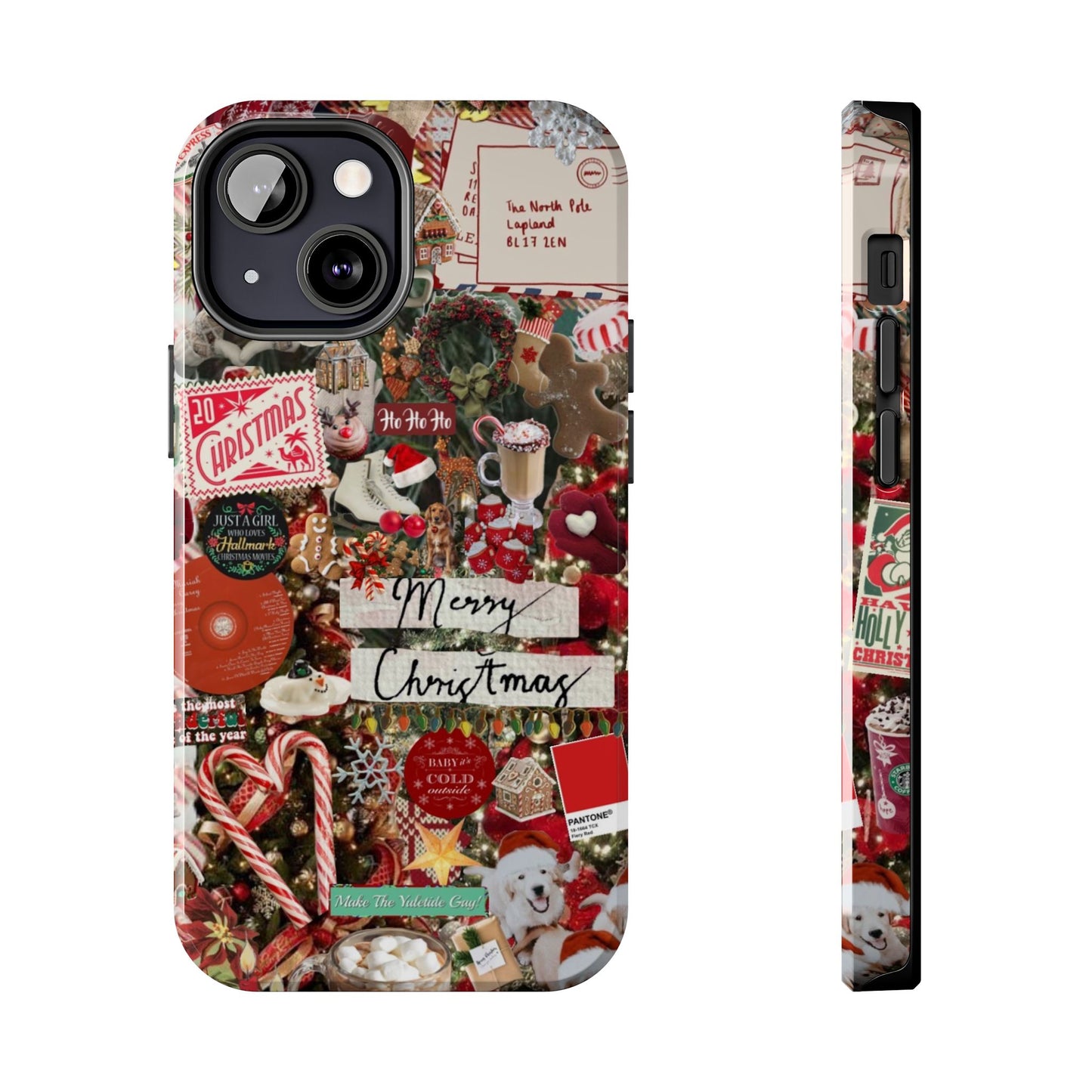 Retro Red Christmas Phone Case