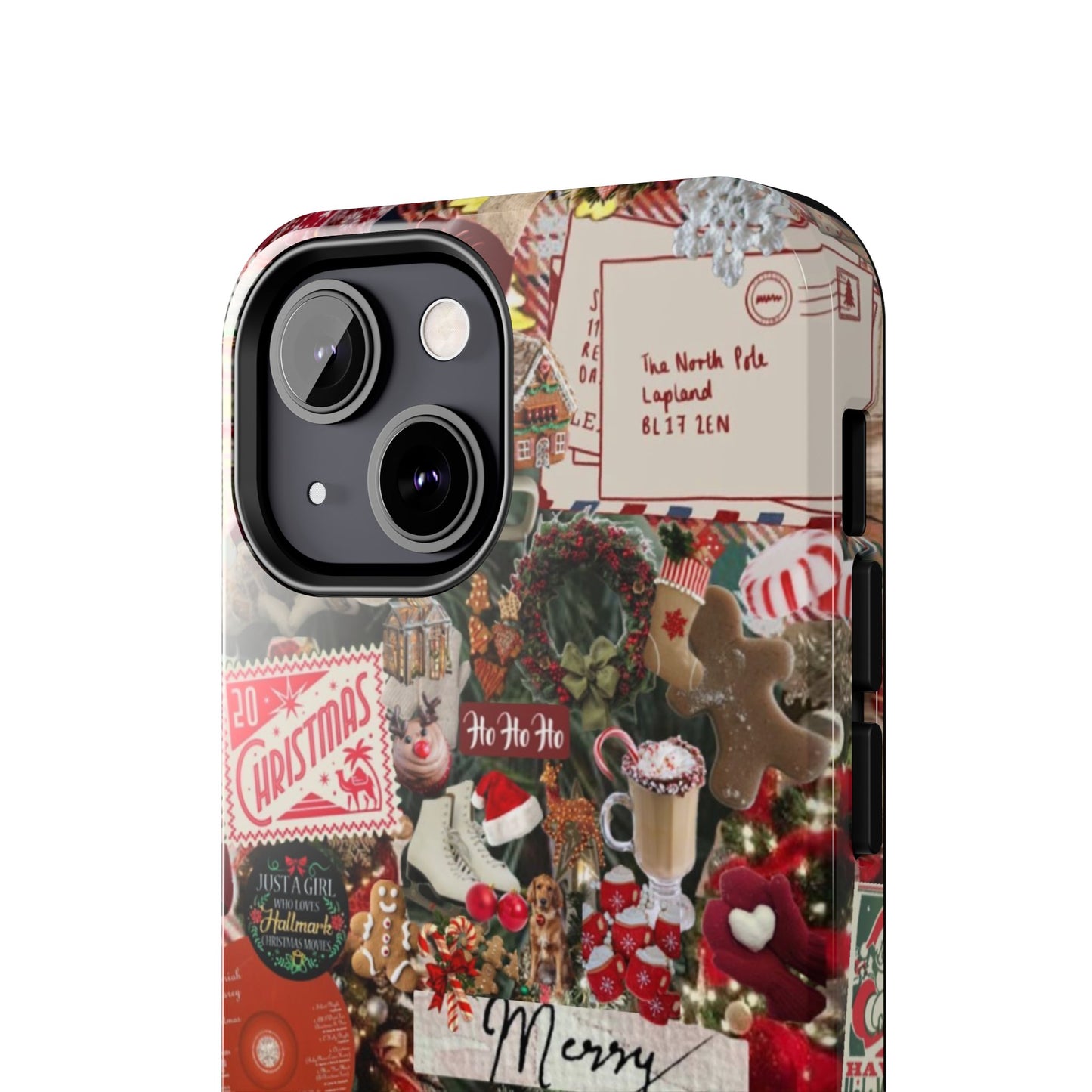 Retro Red Christmas Phone Case