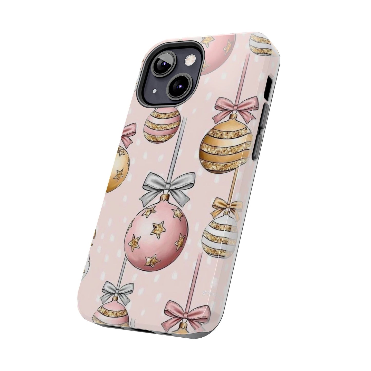 Pink & Gold Ornament Phone Cases