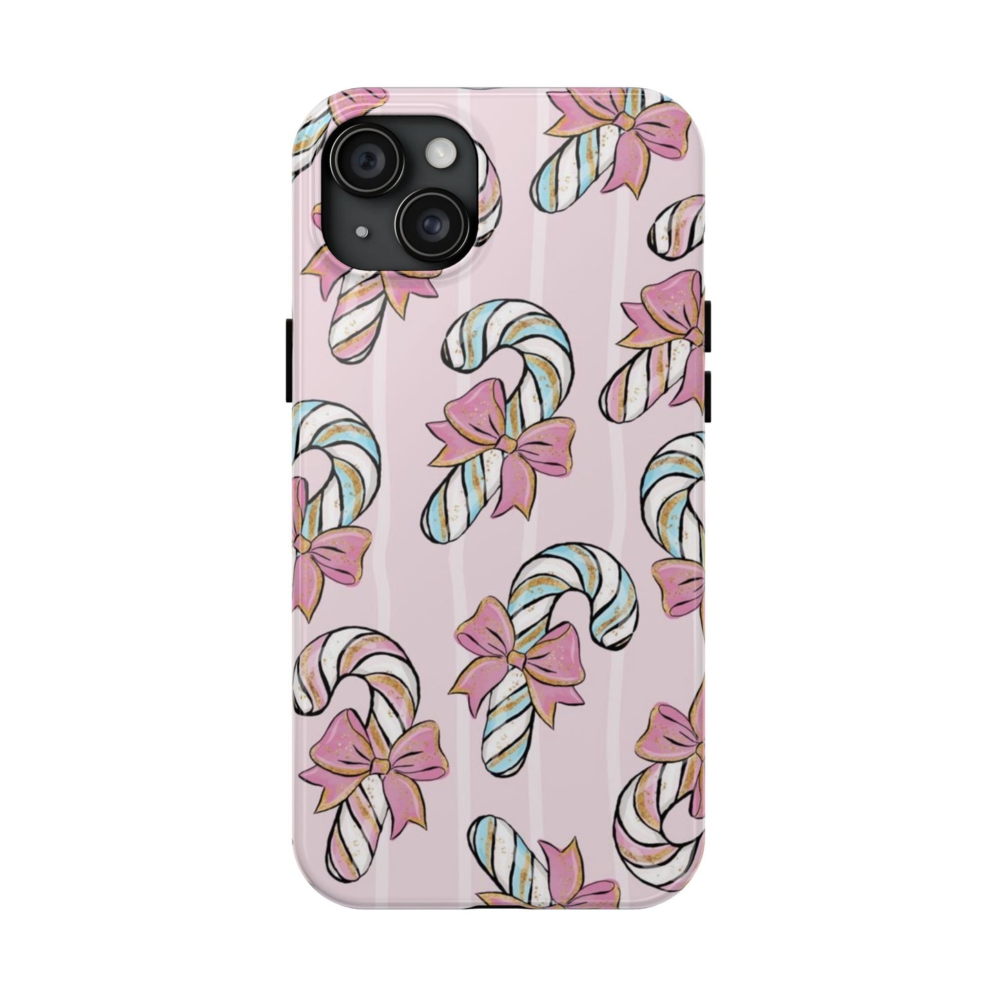 Pastel Candy Cane Phone Case