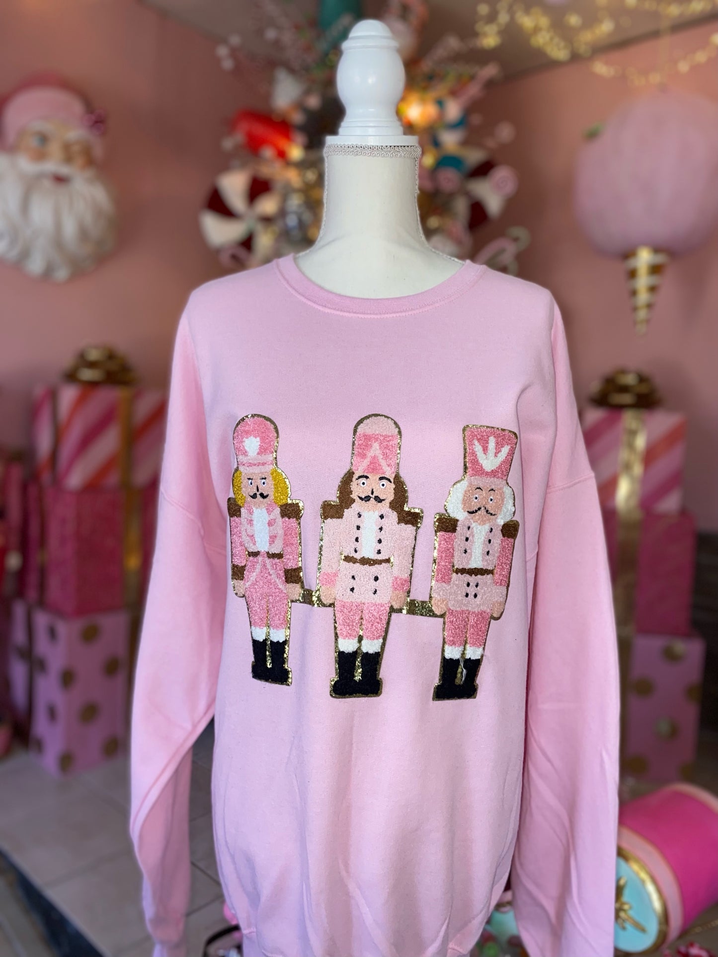 Pink Nutcracker Crewneck