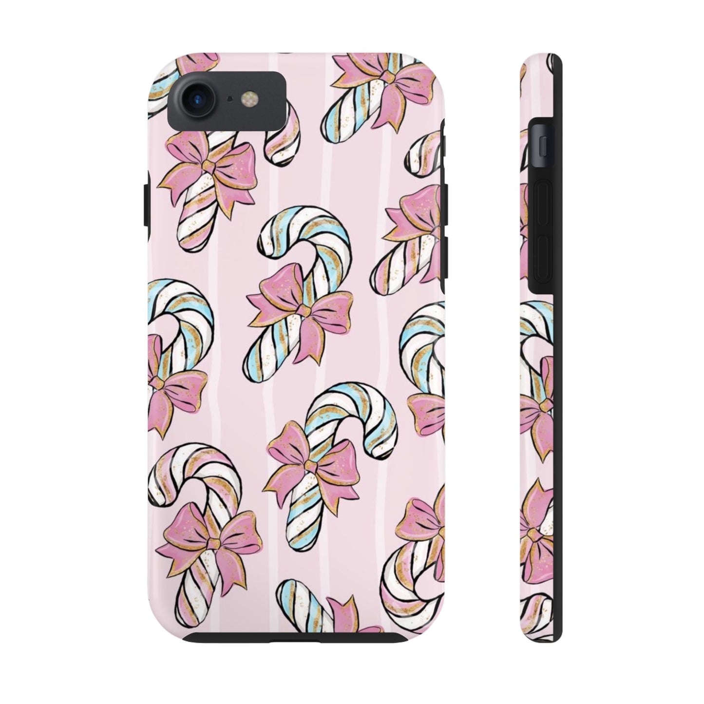 Pastel Candy Cane Phone Case