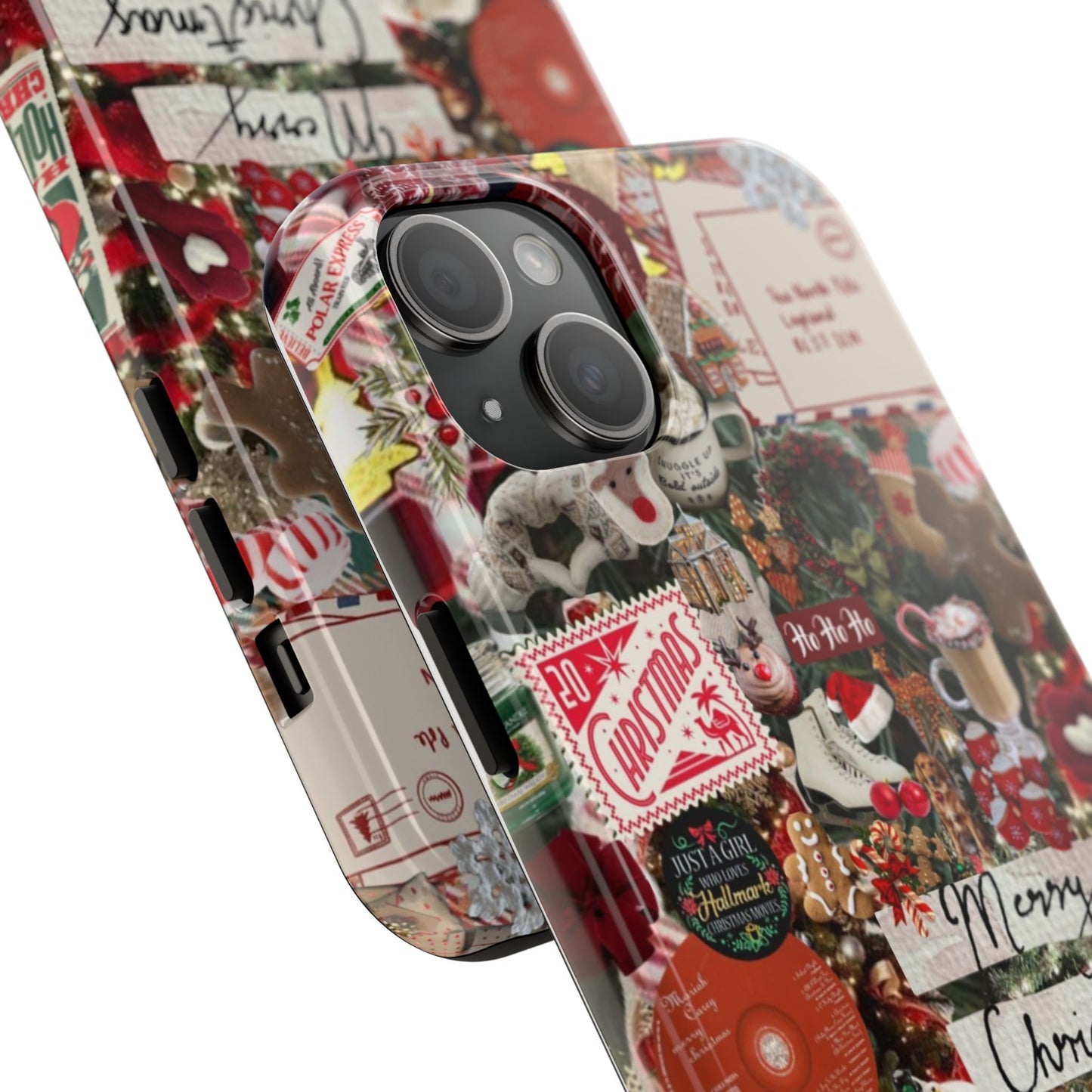 Retro Red Christmas Phone Case