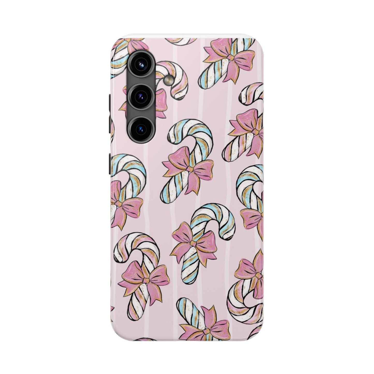 Pastel Candy Cane Phone Case