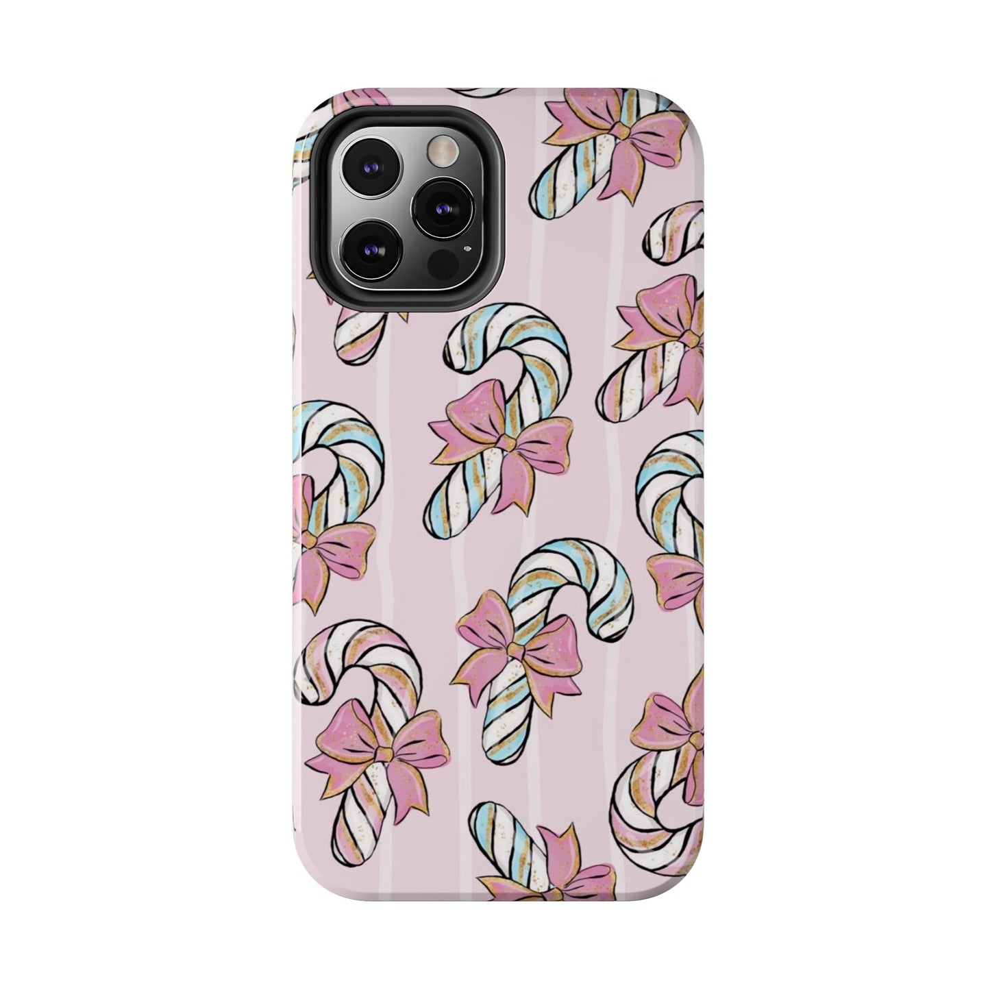 Pastel Candy Cane Phone Case