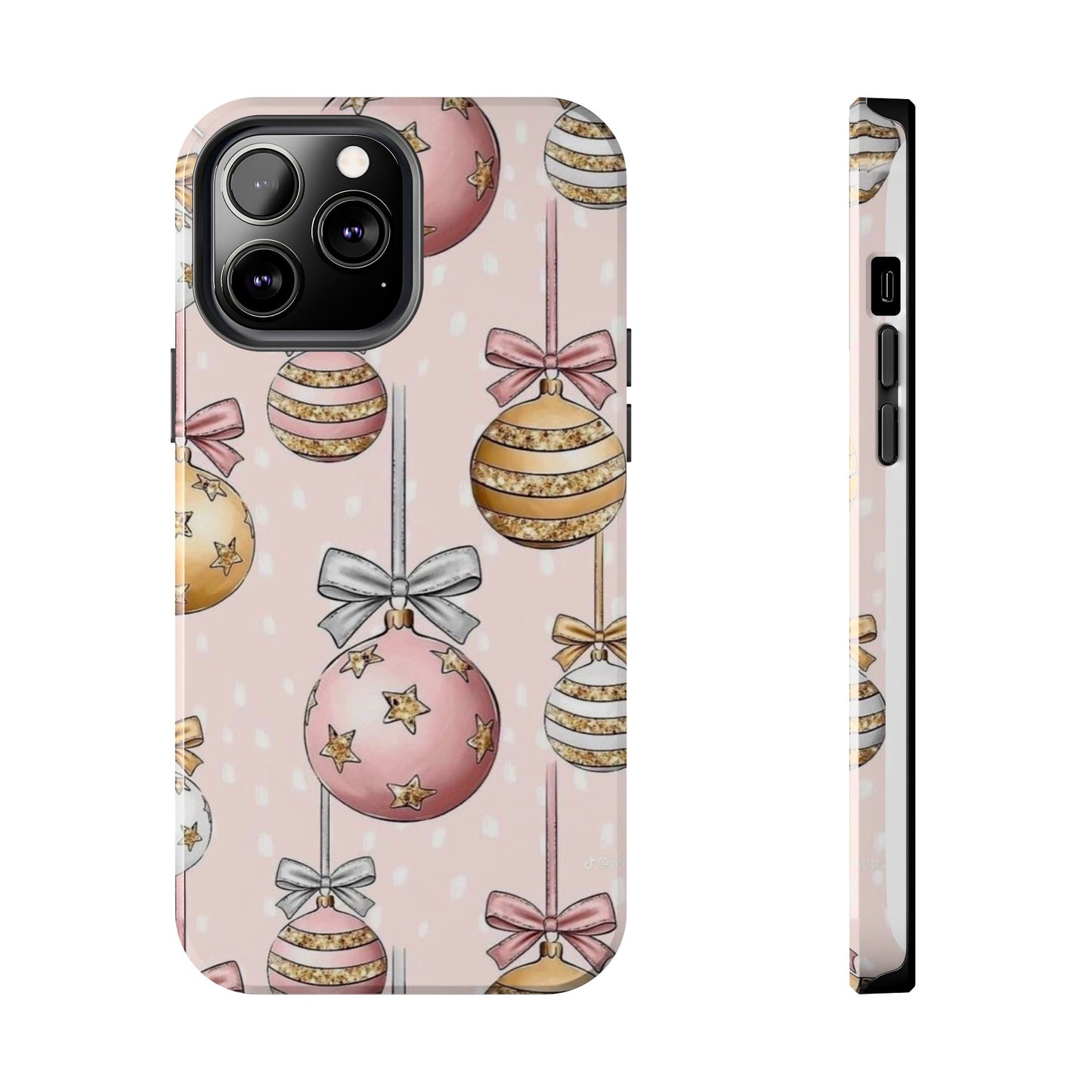 Pink & Gold Ornament Phone Cases