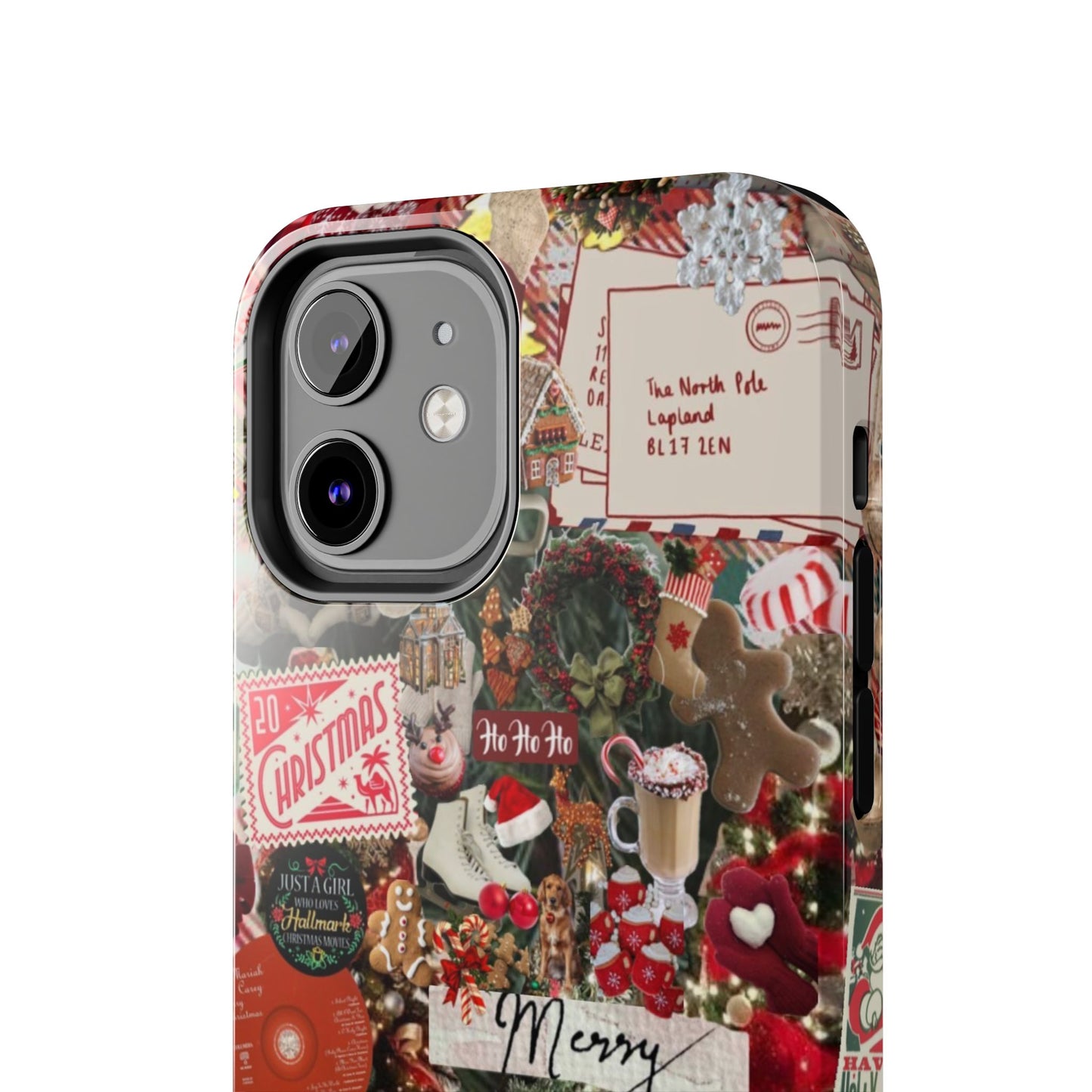 Retro Red Christmas Phone Case