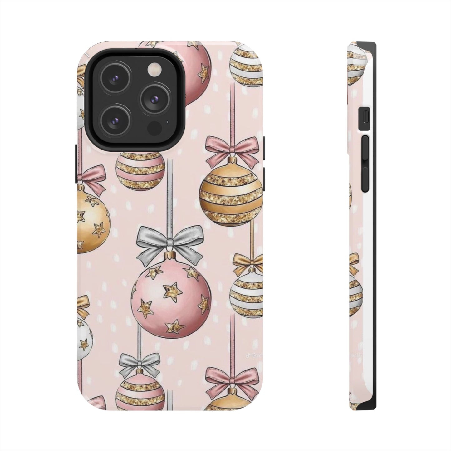 Pink & Gold Ornament Phone Cases