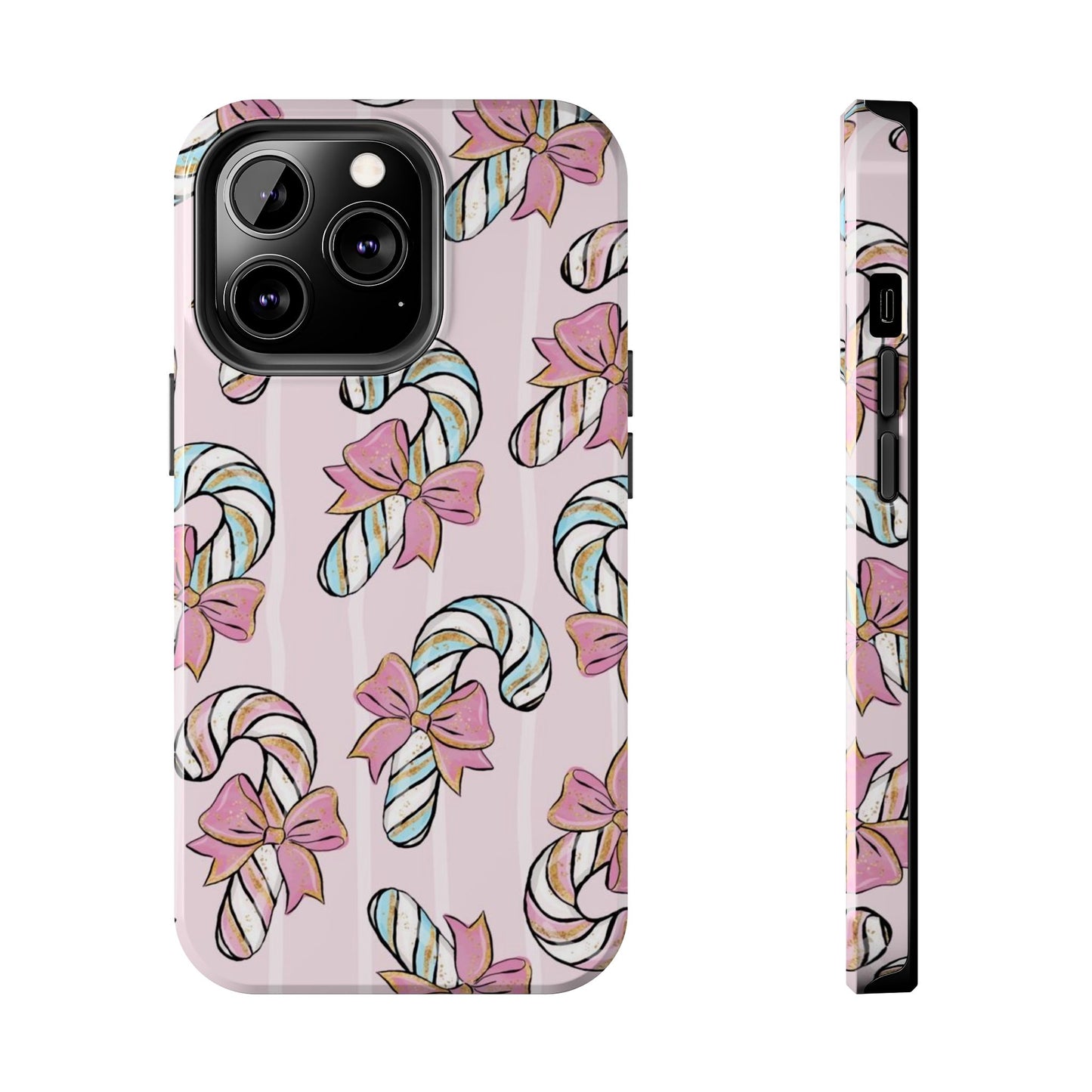 Pastel Candy Cane Phone Case