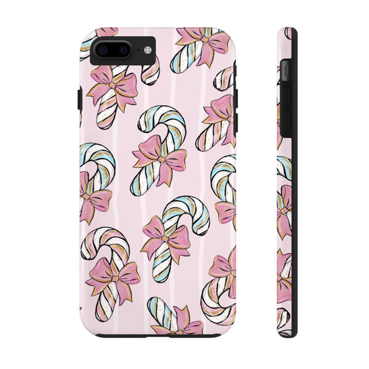 Pastel Candy Cane Phone Case