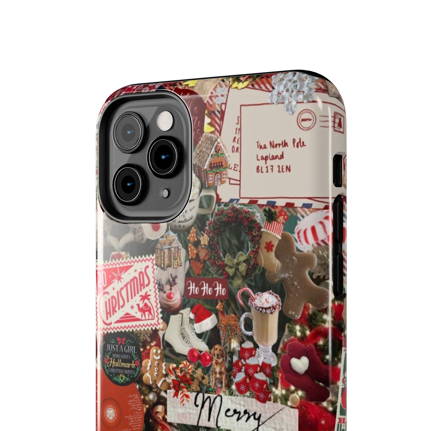 Retro Red Christmas Phone Case