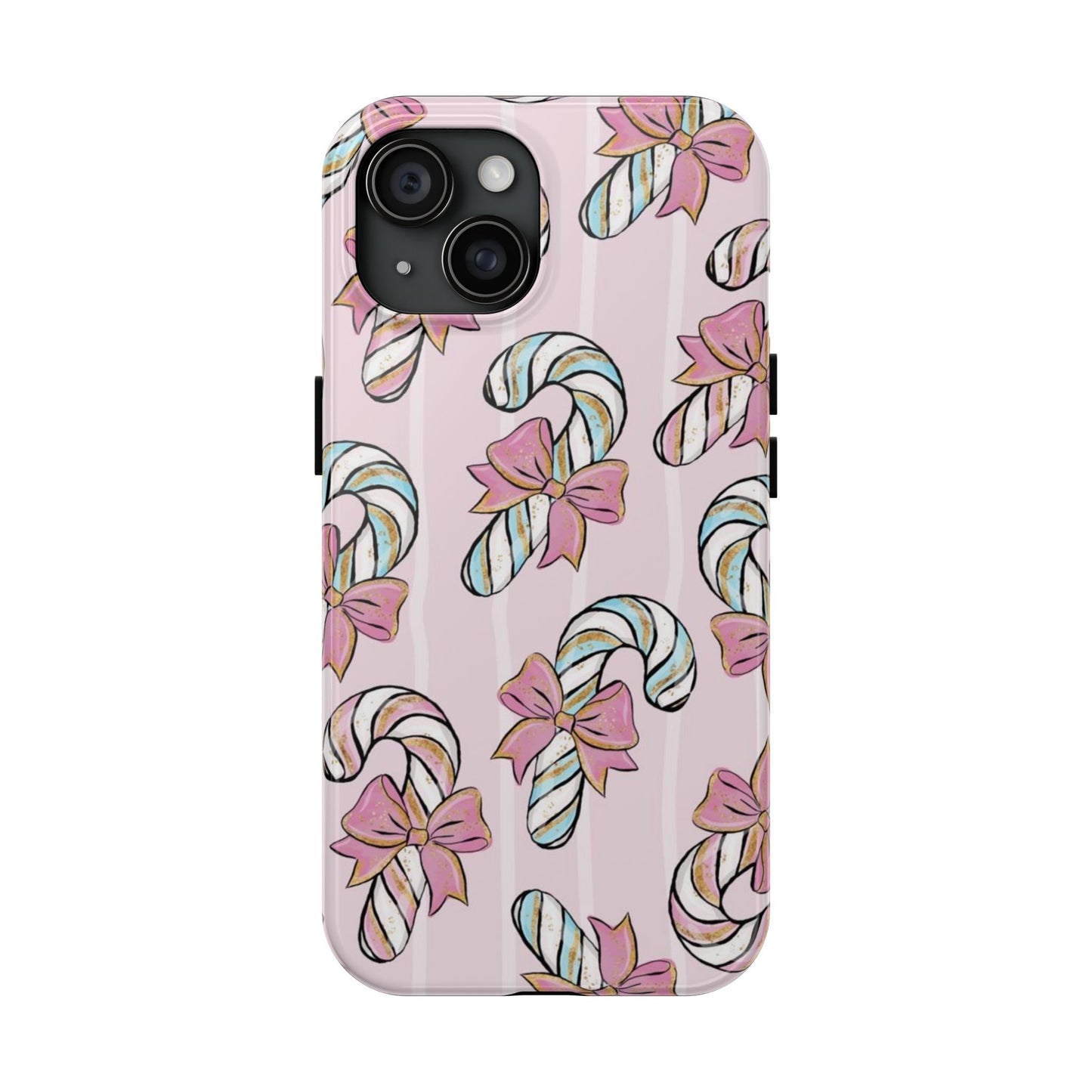 Pastel Candy Cane Phone Case