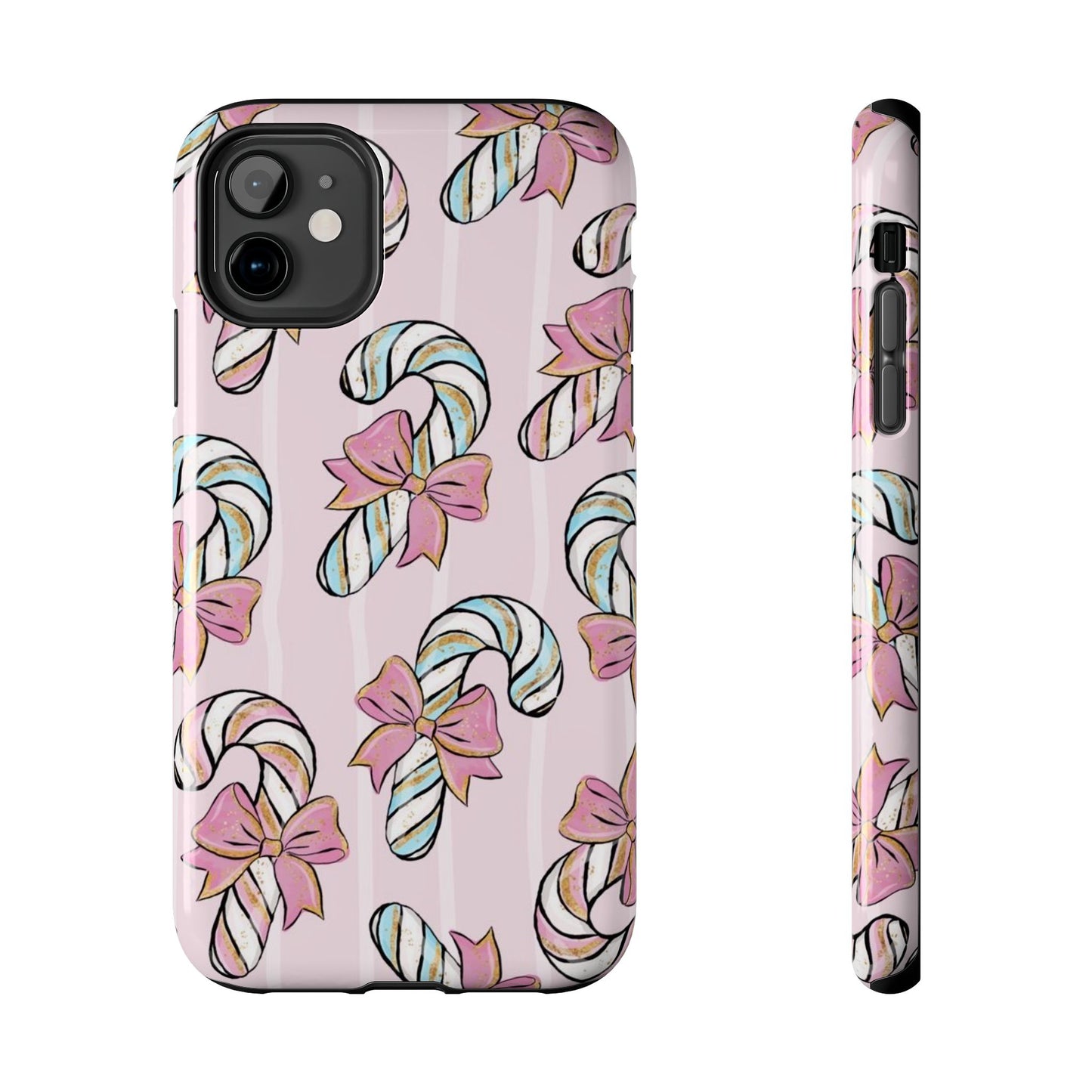 Pastel Candy Cane Phone Case