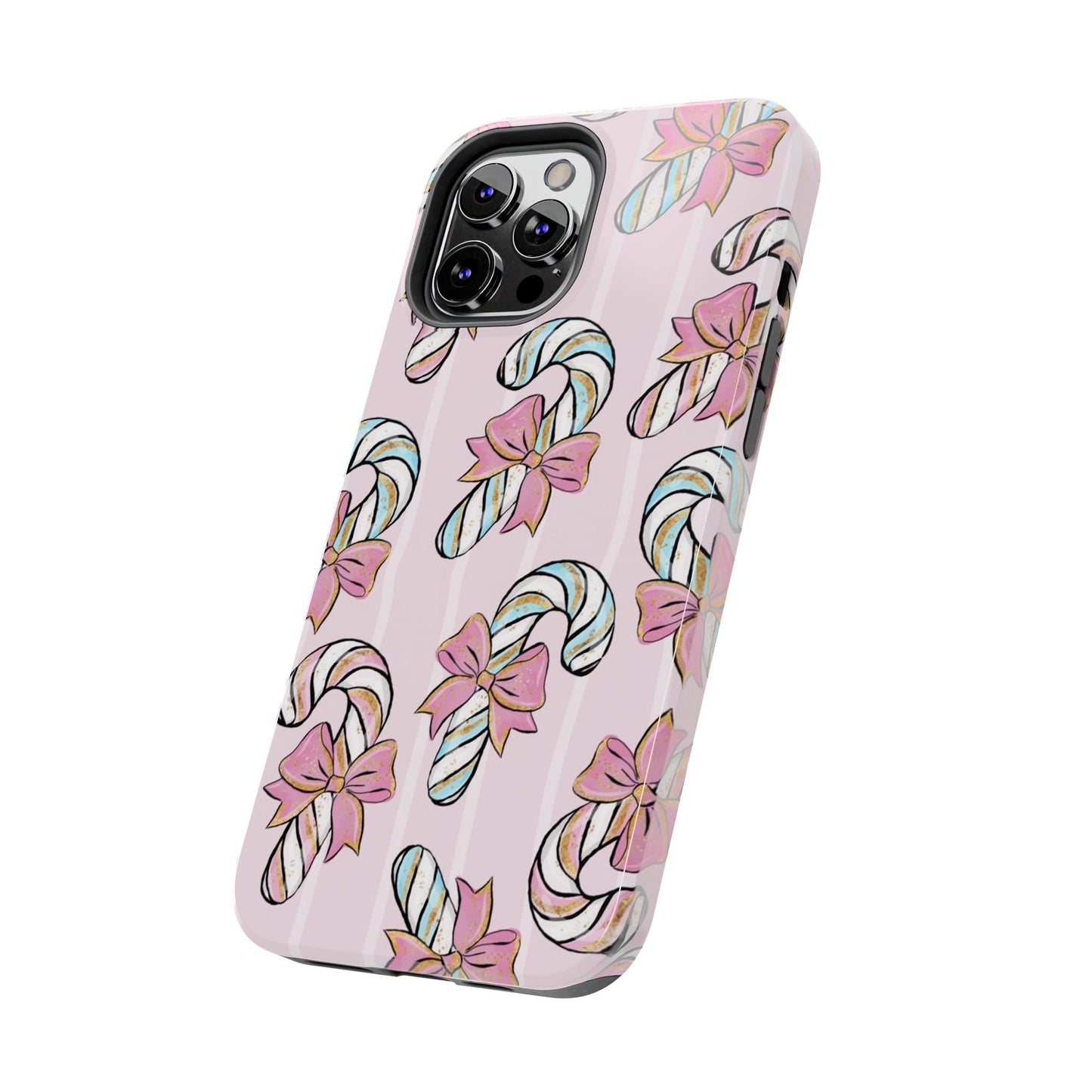 Pastel Candy Cane Phone Case