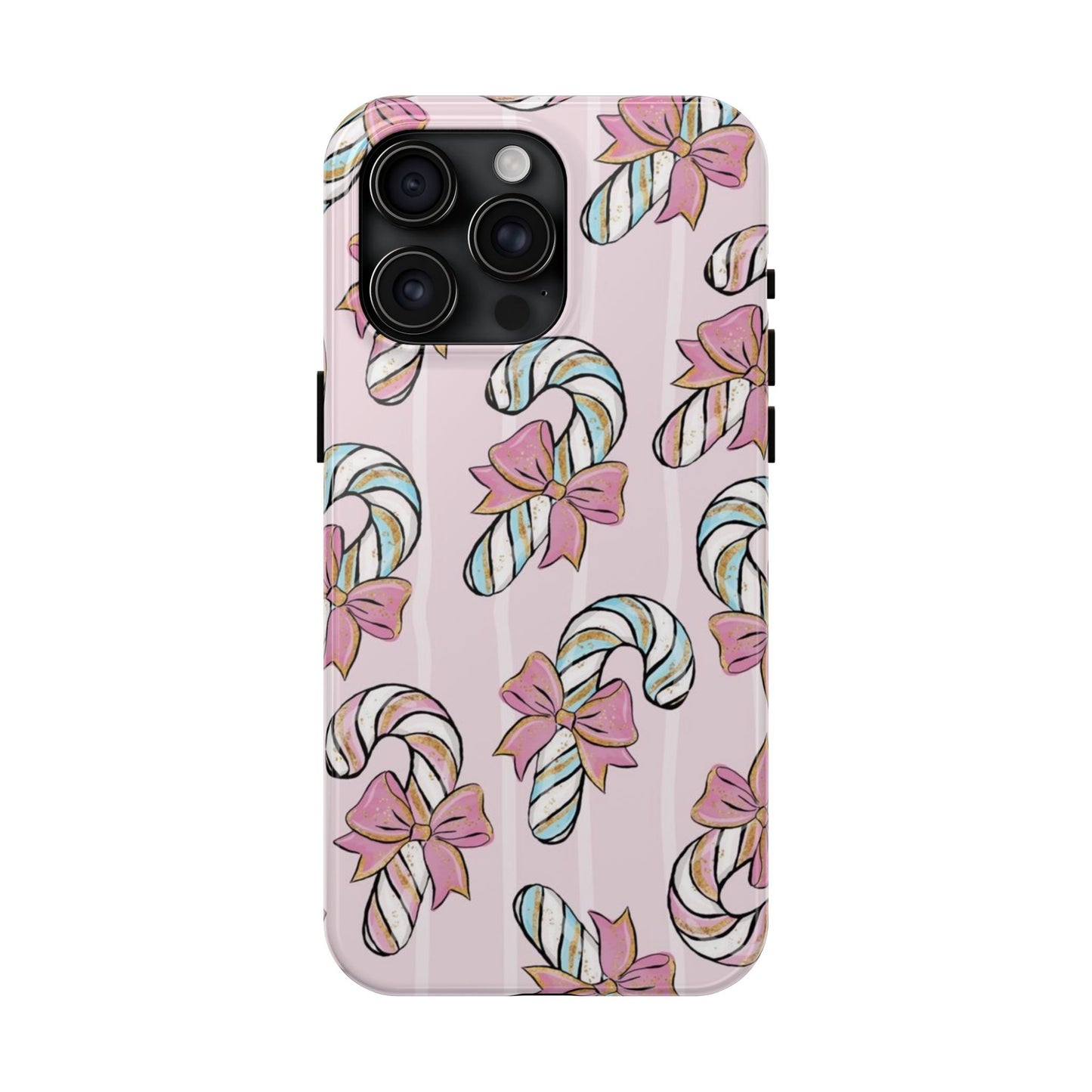 Pastel Candy Cane Phone Case