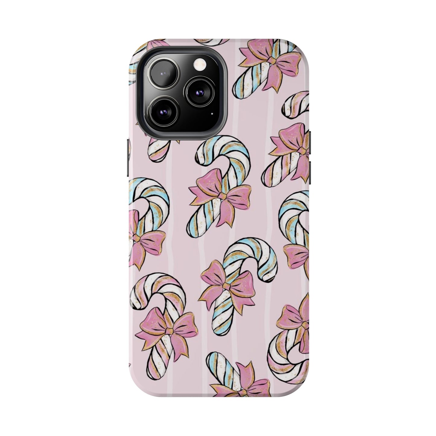 Pastel Candy Cane Phone Case