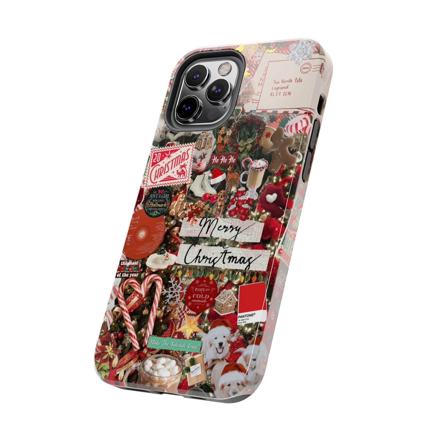 Retro Red Christmas Phone Case