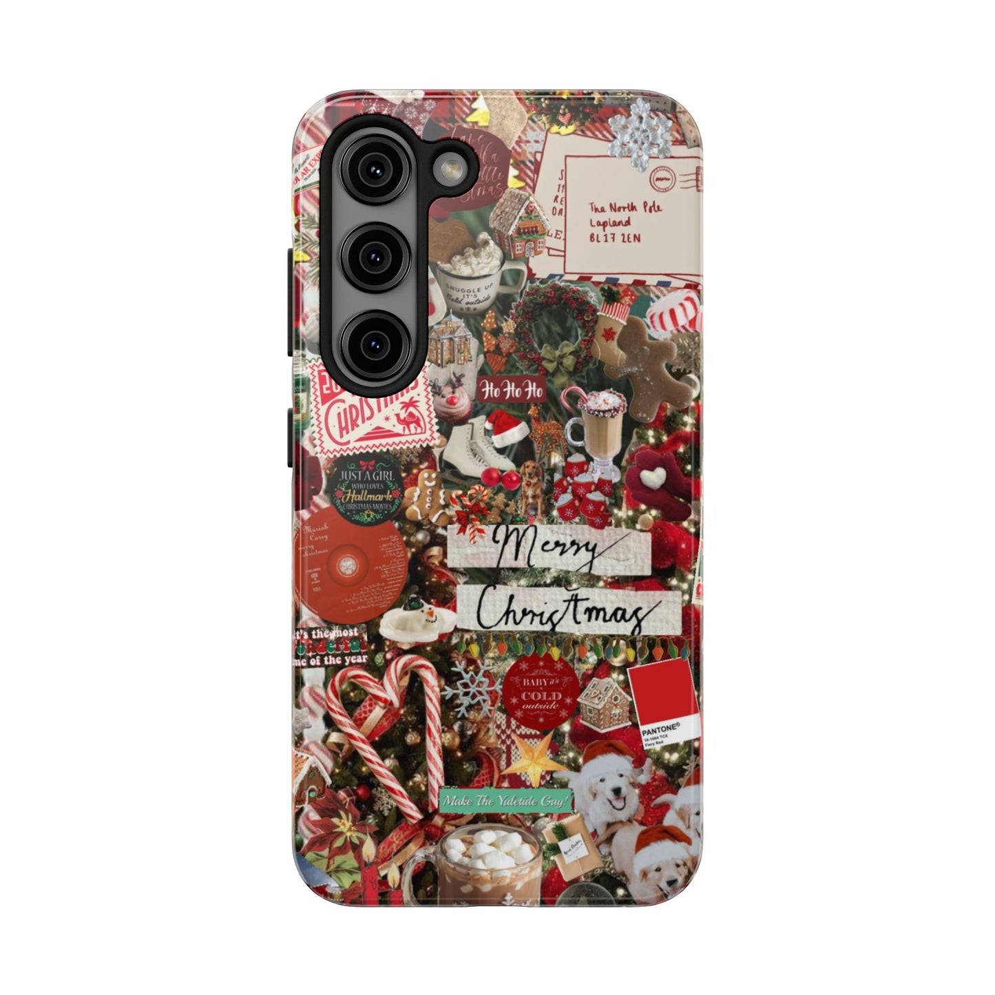 Retro Red Christmas Phone Case