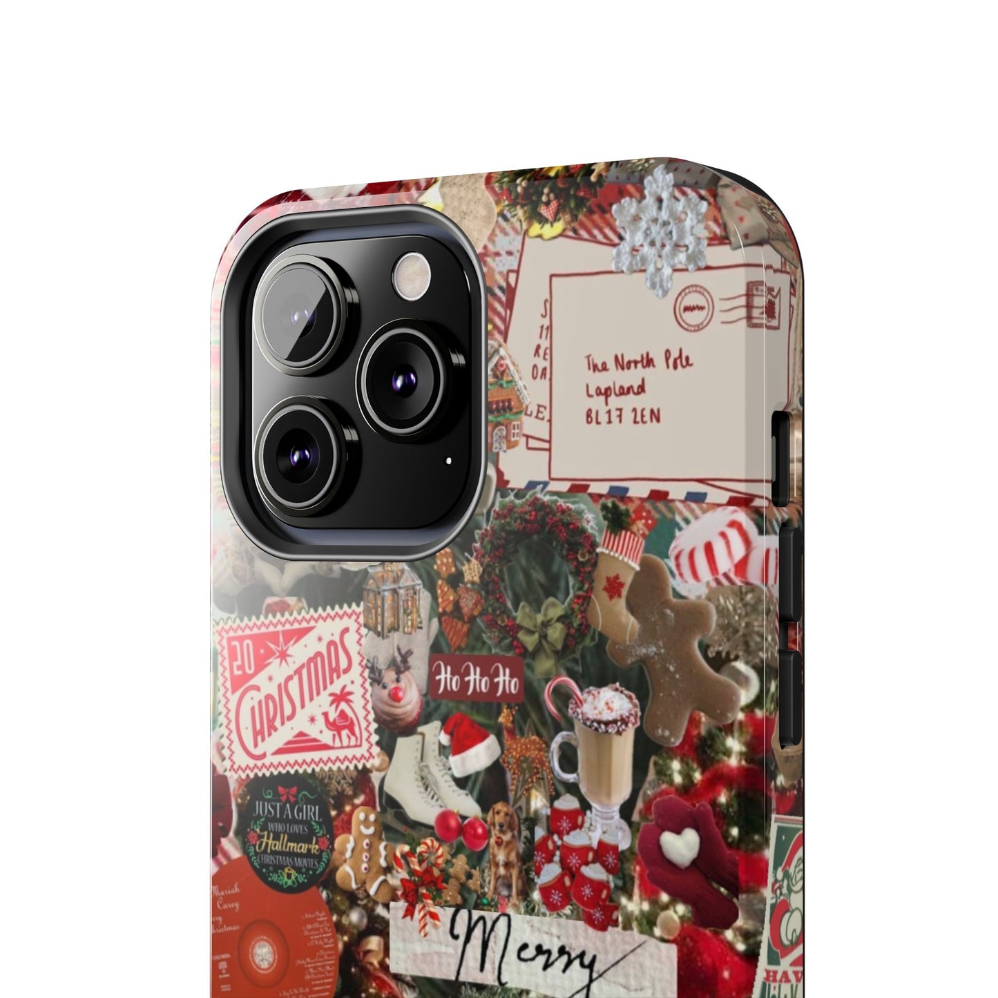 Retro Red Christmas Phone Case