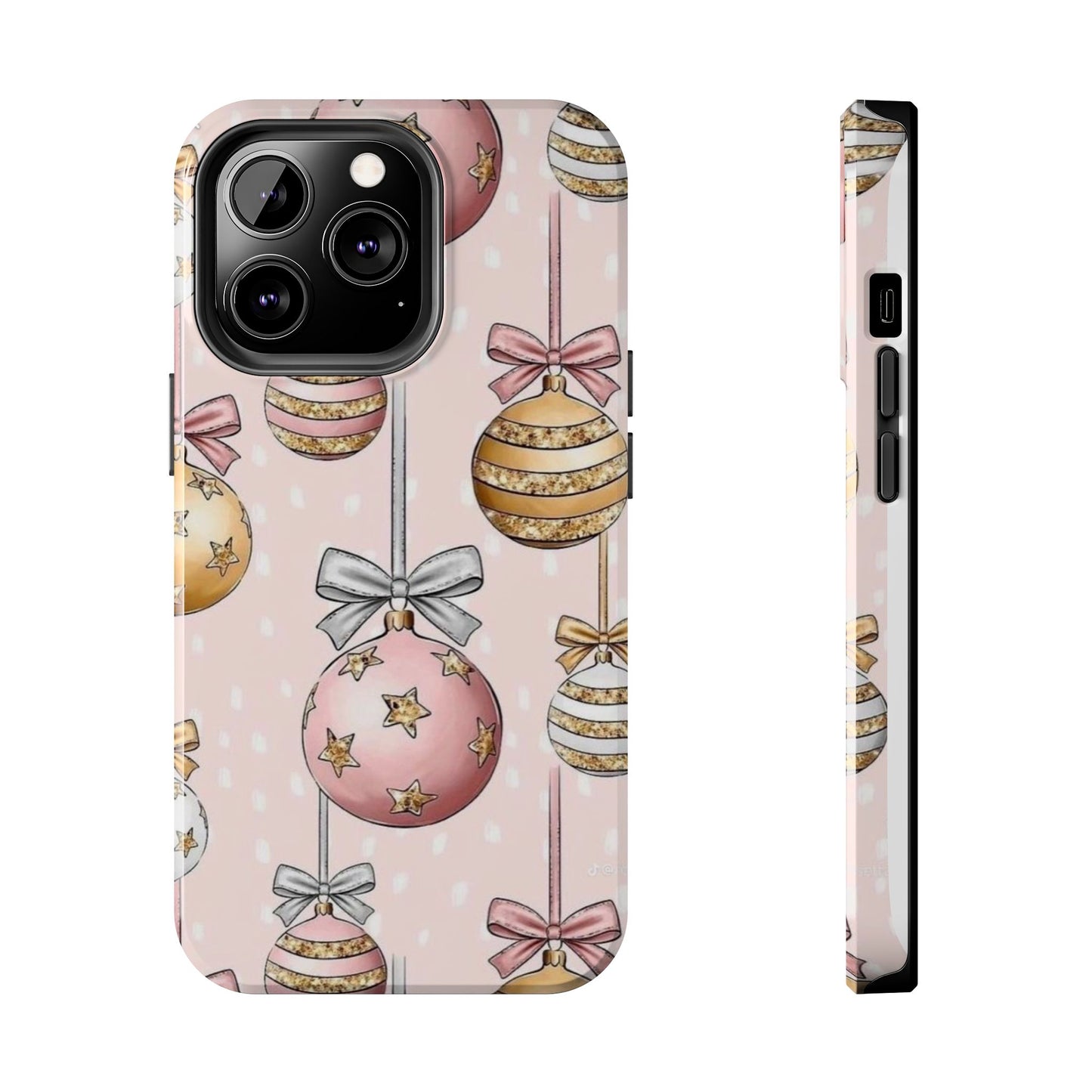 Pink & Gold Ornament Phone Cases