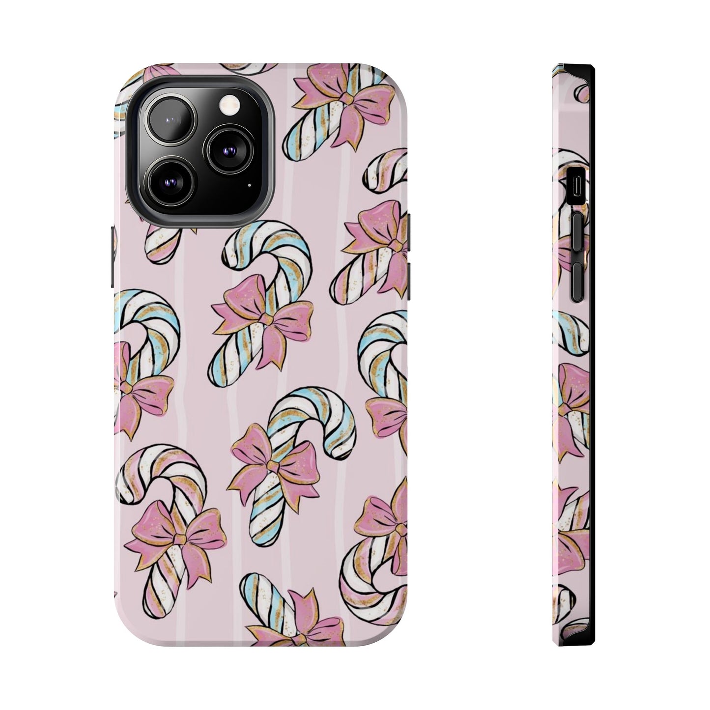 Pastel Candy Cane Phone Case